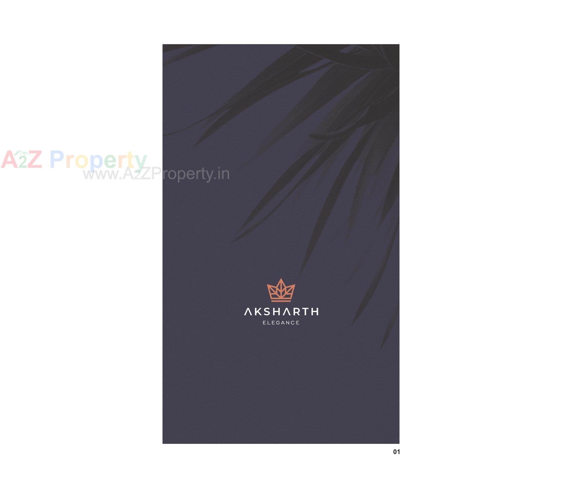  of real estate project Aksharth Elegance located at Tragad, Ahmedabad, Gujarat