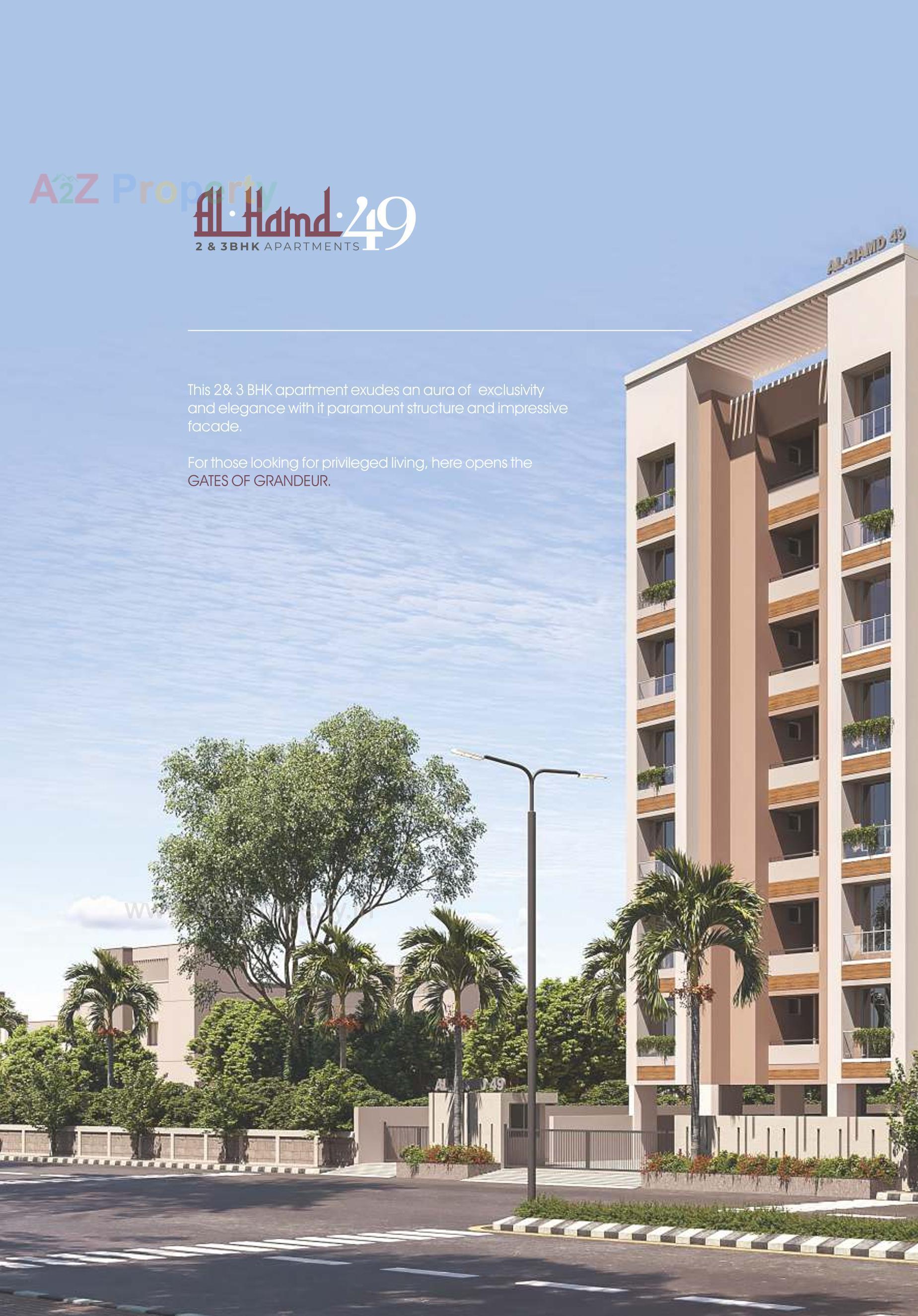 3D Elevation of real estate project Al Hamd located at Okaf, Ahmedabad, Gujarat