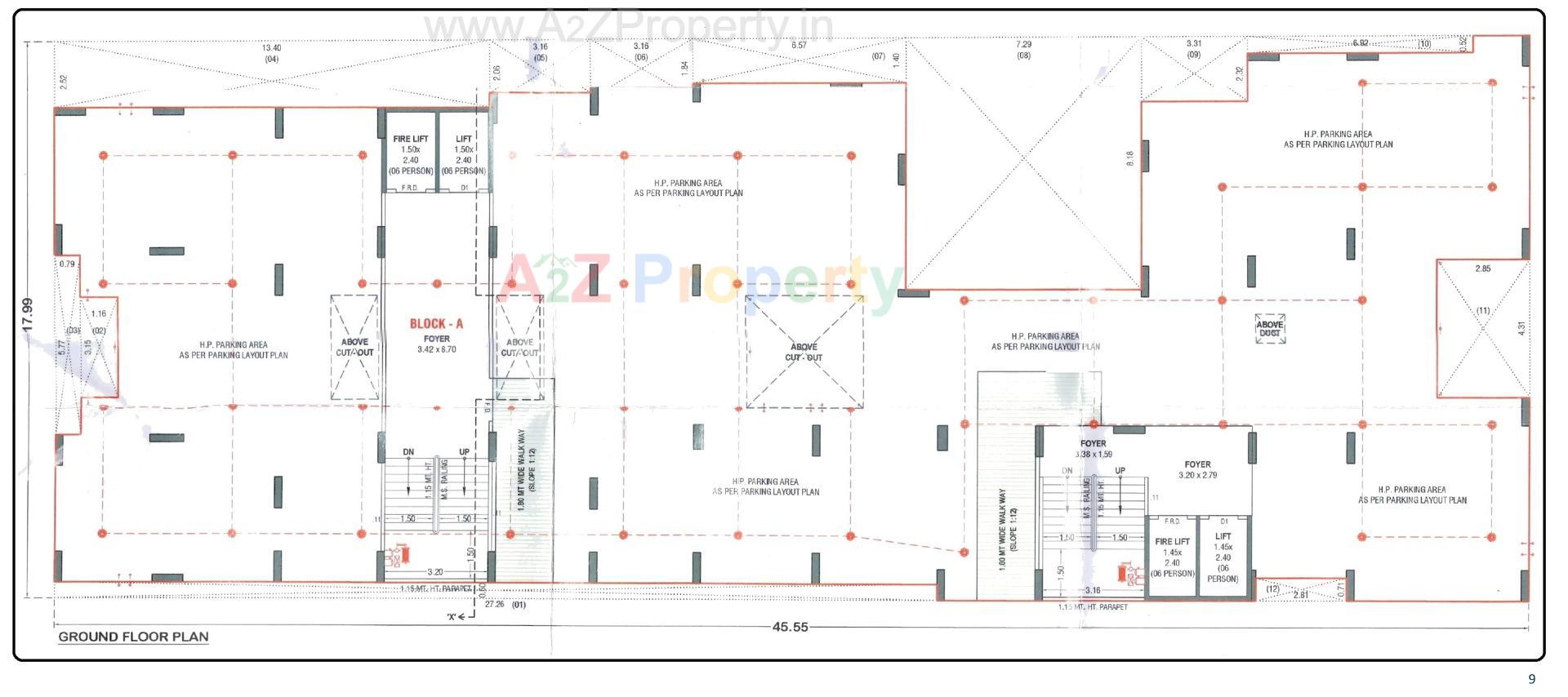 Layout of real estate project Al Hamd located at Okaf, Ahmedabad, Gujarat