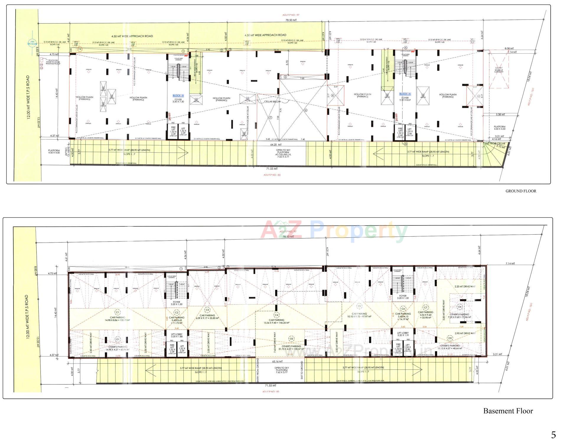 Layout of real estate project Al Hamd located at Okaf, Ahmedabad, Gujarat