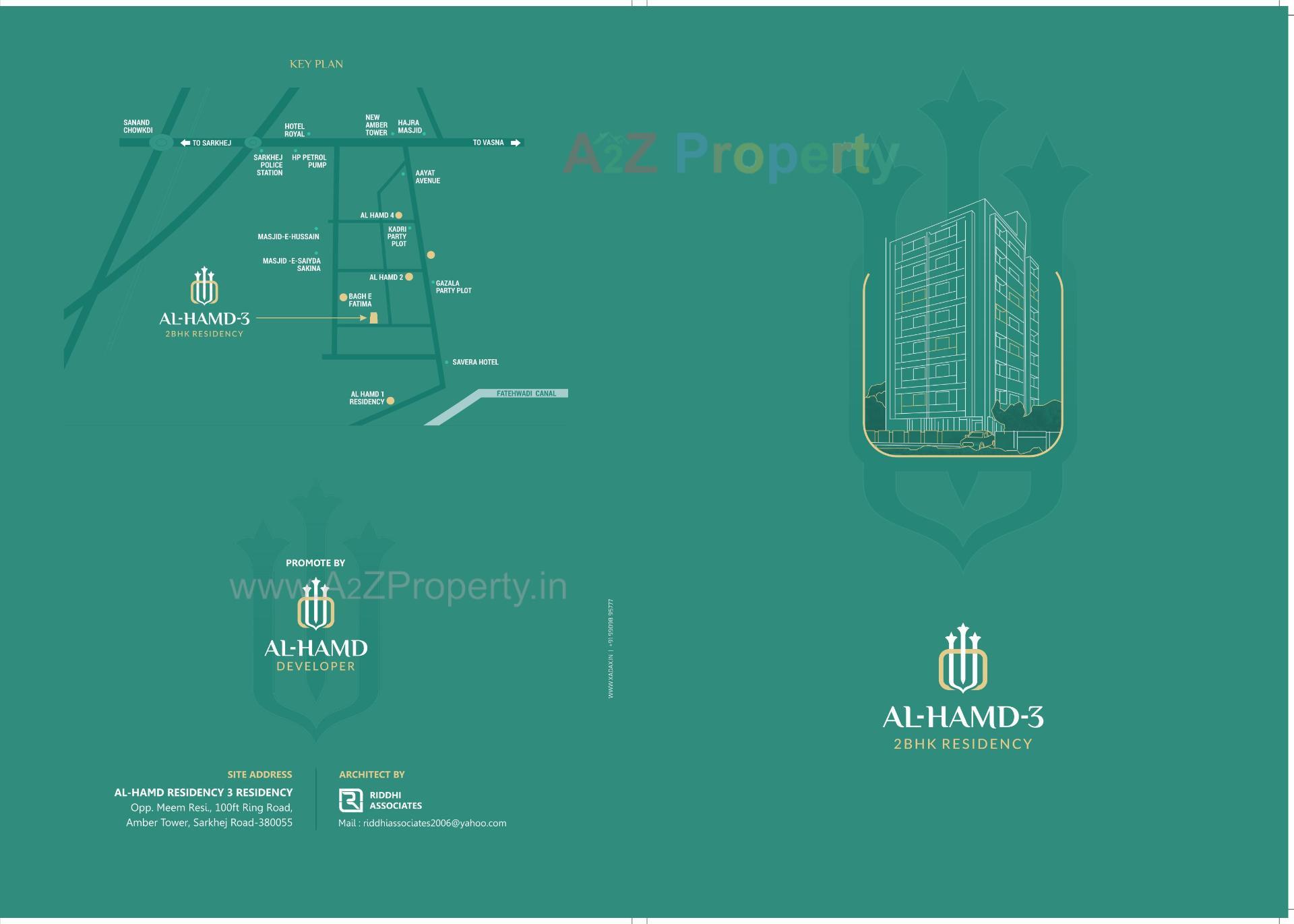  of real estate project Al Hamd Residency located at Sarkhej, Ahmedabad, Gujarat