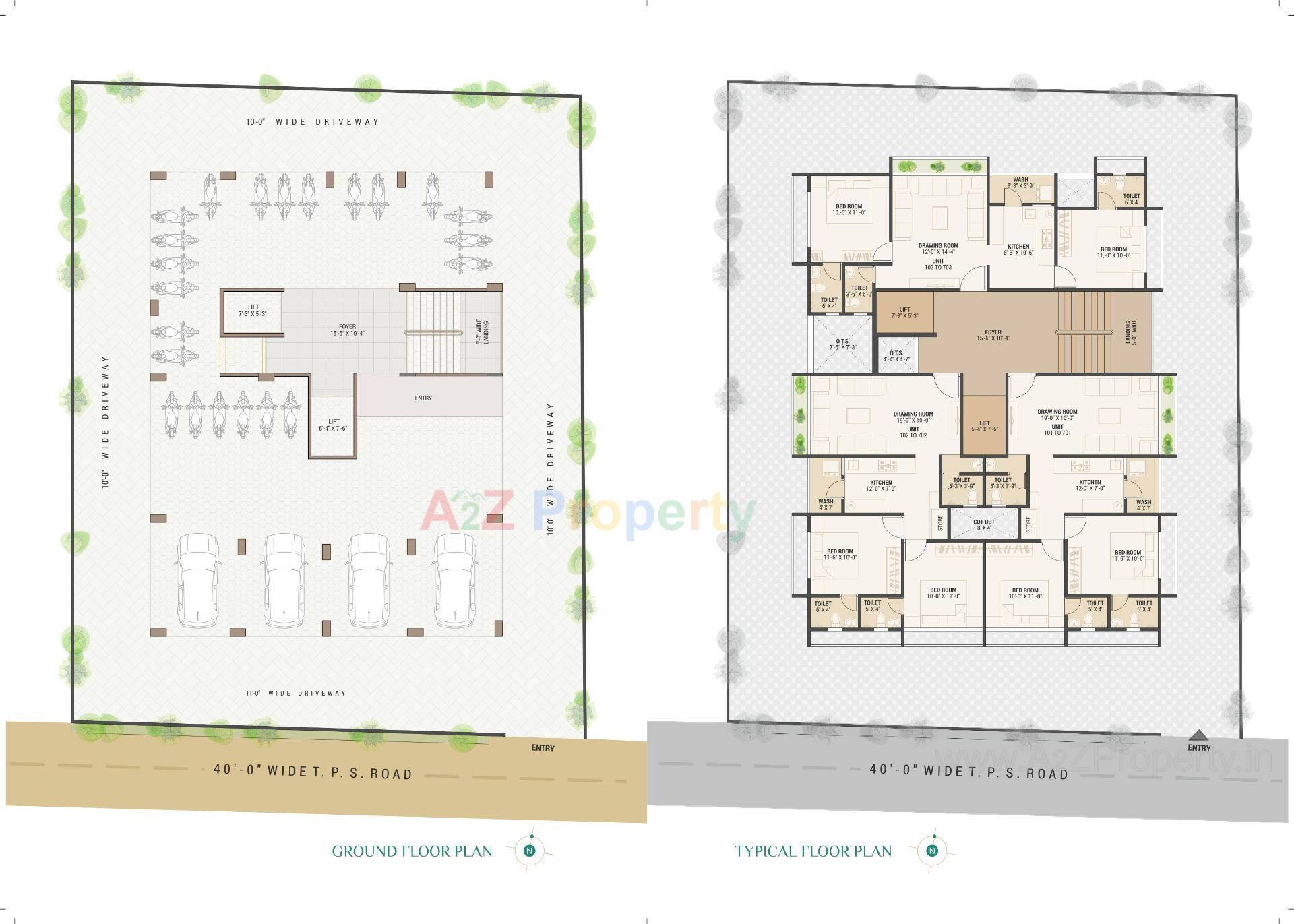 Layout of real estate project Al Hamd Residency located at Sarkhej, Ahmedabad, Gujarat