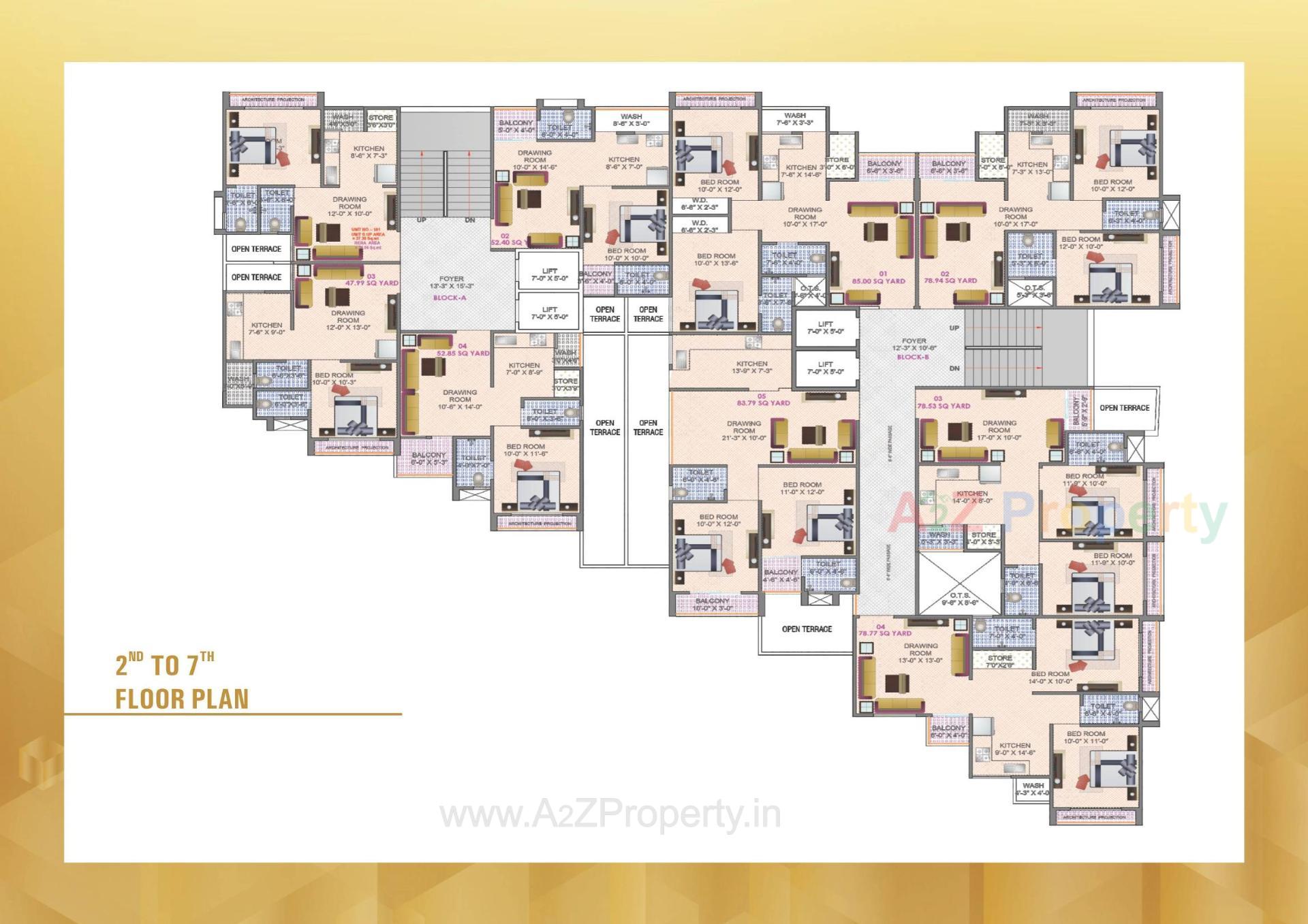 Layout of real estate project Al Hamd Residency located at Ahmedabad, Ahmedabad, Gujarat