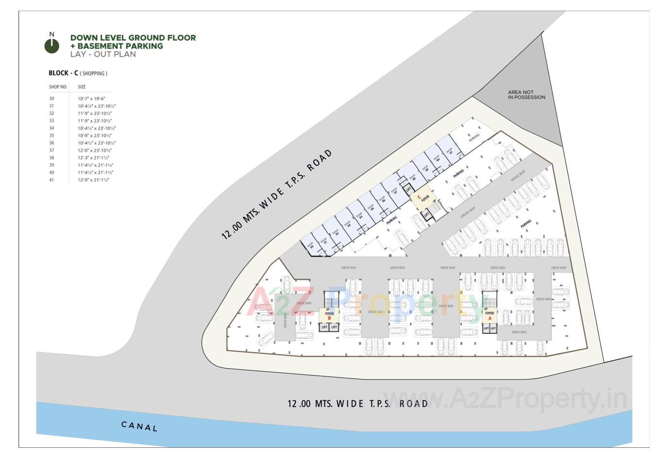 Layout of real estate project Al Maseera Residency located at Vatva, Ahmedabad, Gujarat