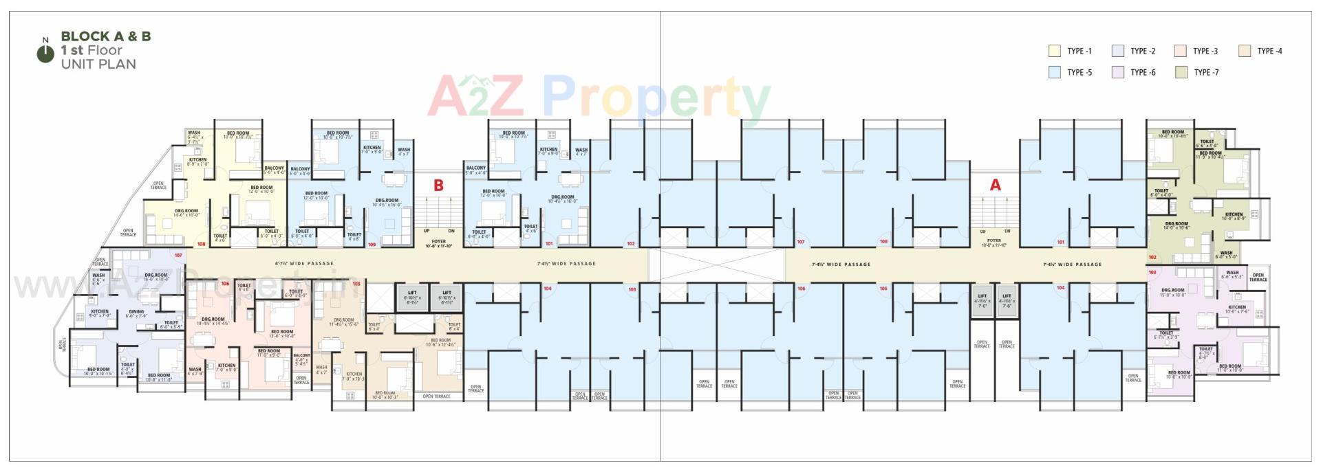 Layout of real estate project Al Maseera Residency located at Vatva, Ahmedabad, Gujarat