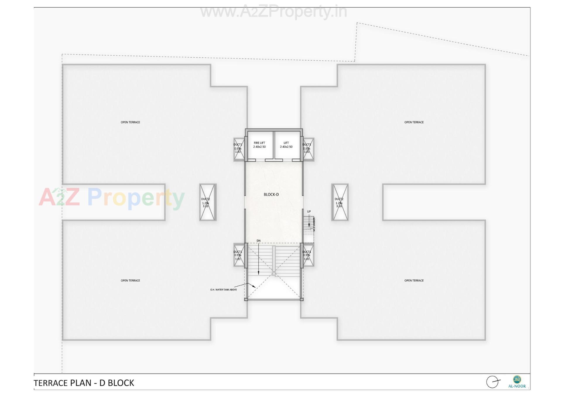 Layout of real estate project Al Noor located at Makarba, Ahmedabad, Gujarat