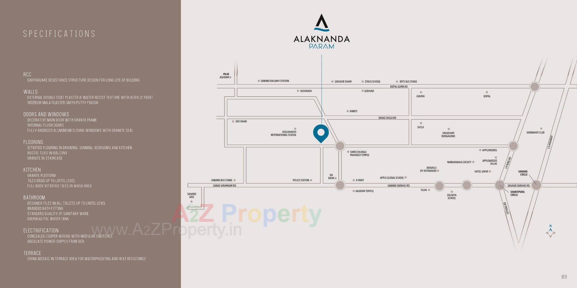  of real estate project Alaknanda Param located at Sanand, Ahmedabad, Gujarat