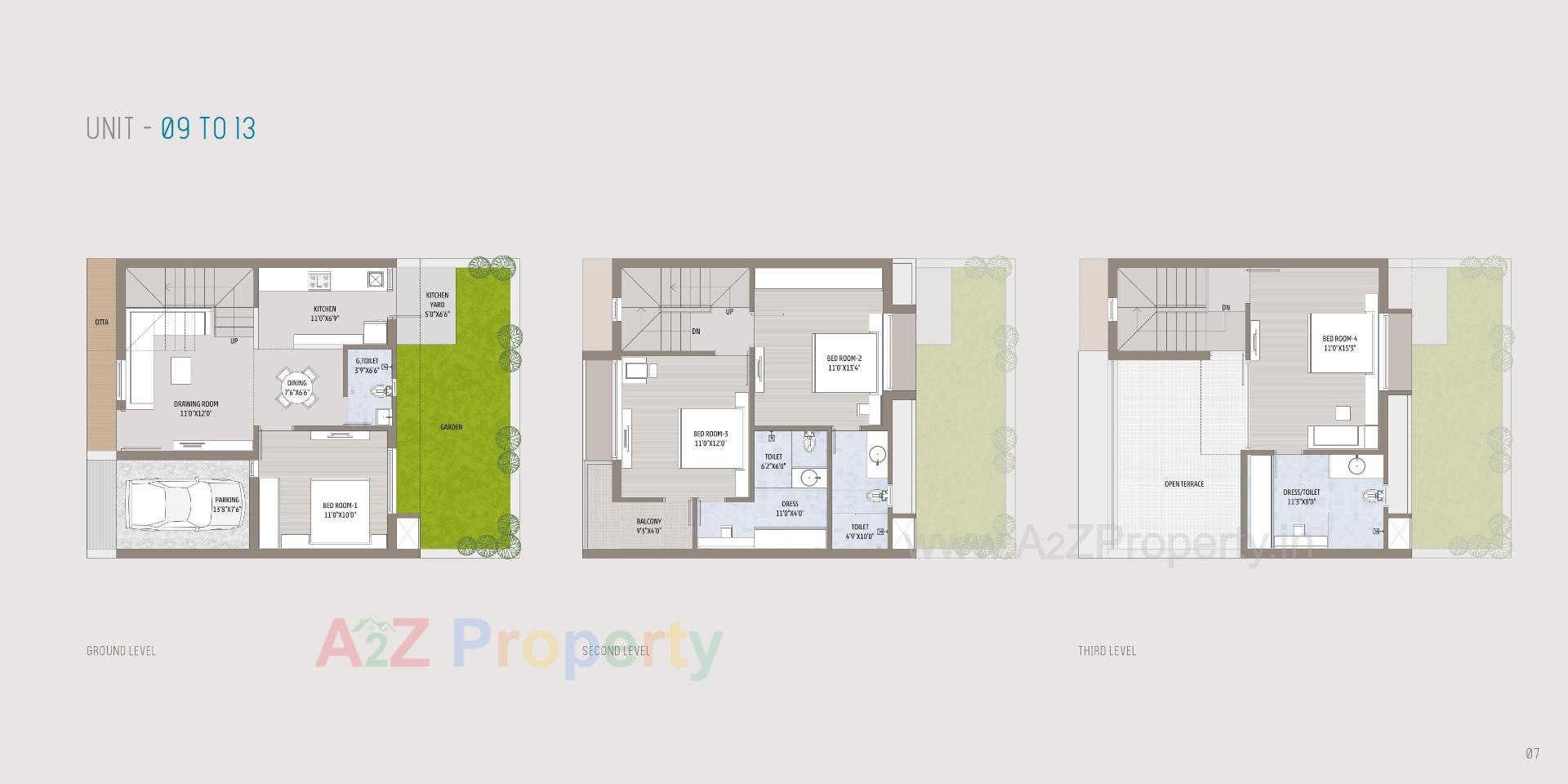 Layout of real estate project Alaknanda Param located at Sanand, Ahmedabad, Gujarat