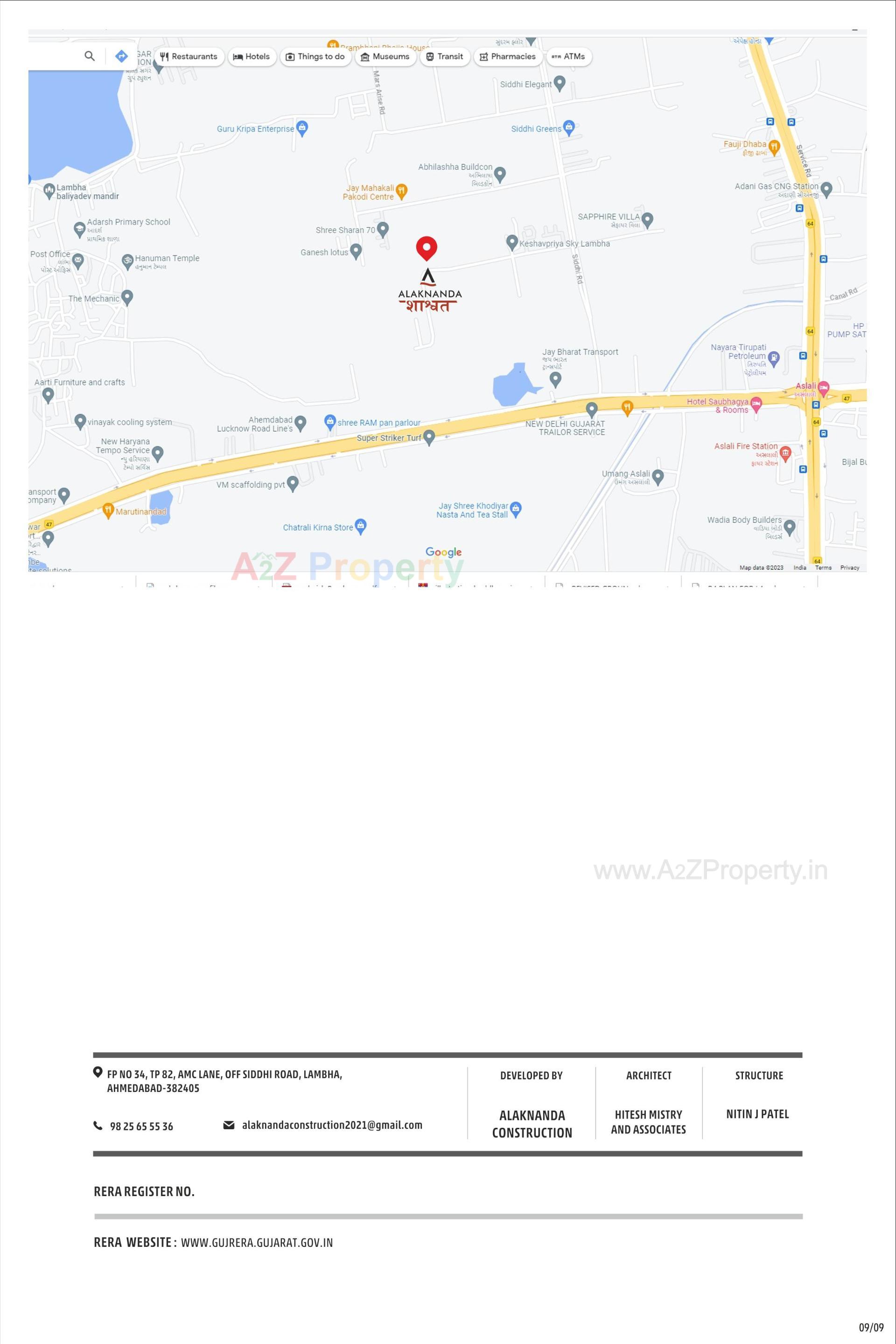  of real estate project Alaknanda Shashwat located at Lambha, Ahmedabad, Gujarat