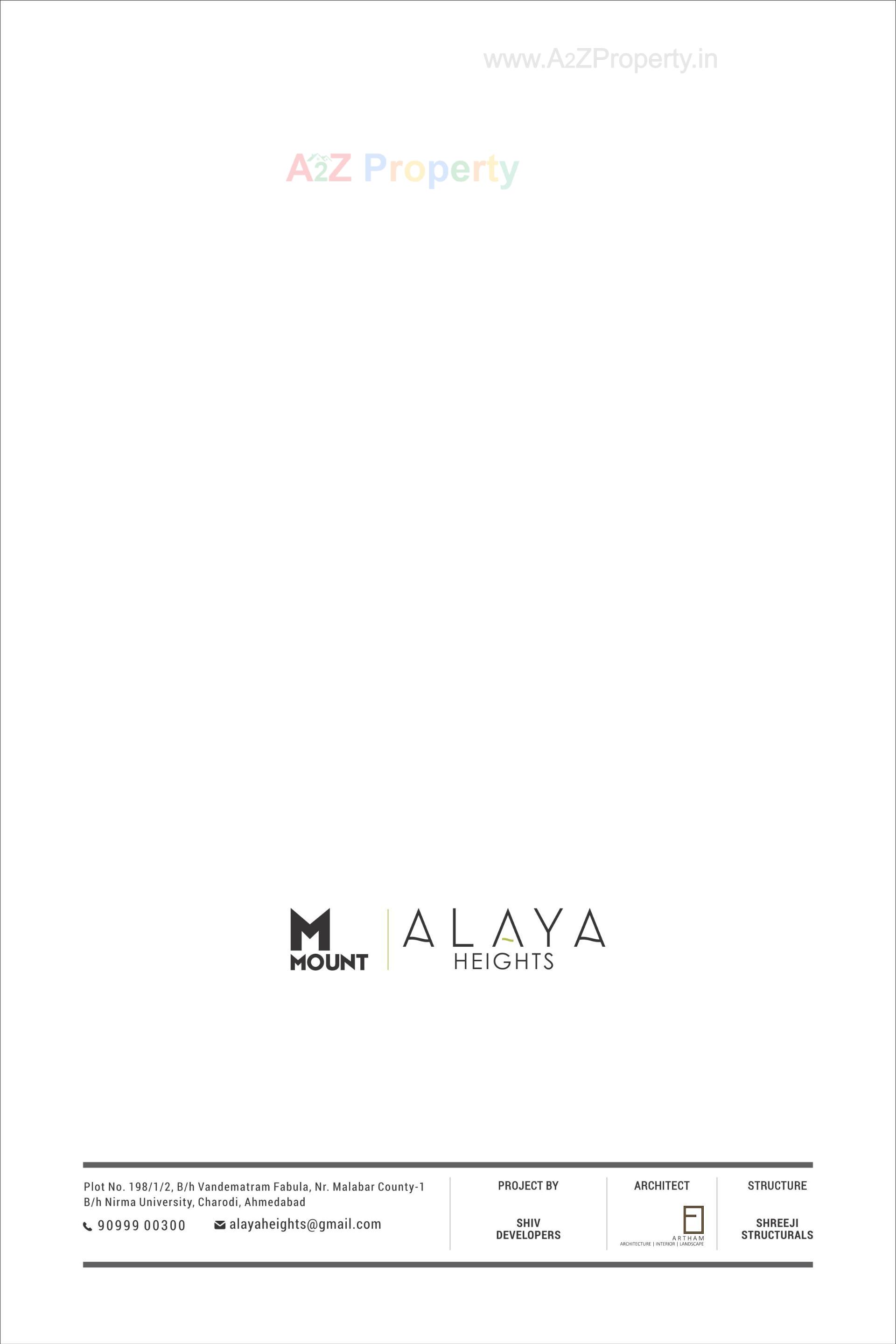  of real estate project Alaya Heights located at Chharodi, Ahmedabad, Gujarat