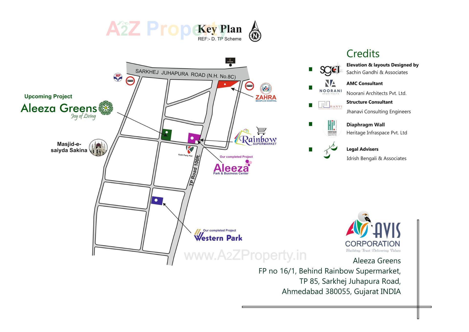  of real estate project Aleeza Greens located at Sarkhej, Ahmedabad, Gujarat