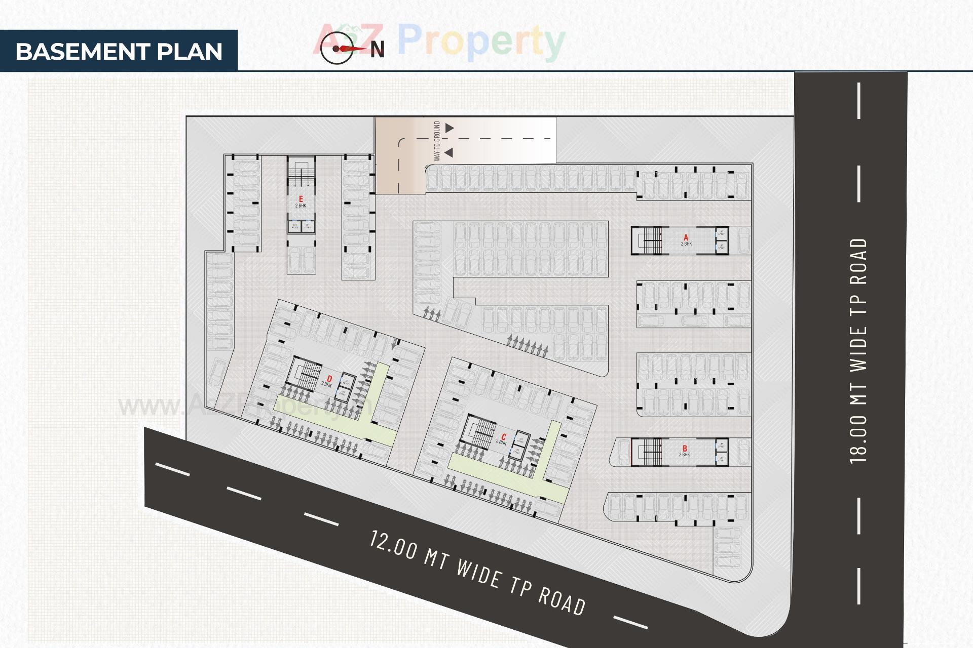 Layout of real estate project Aleta located at Jagatpur, Ahmedabad, Gujarat