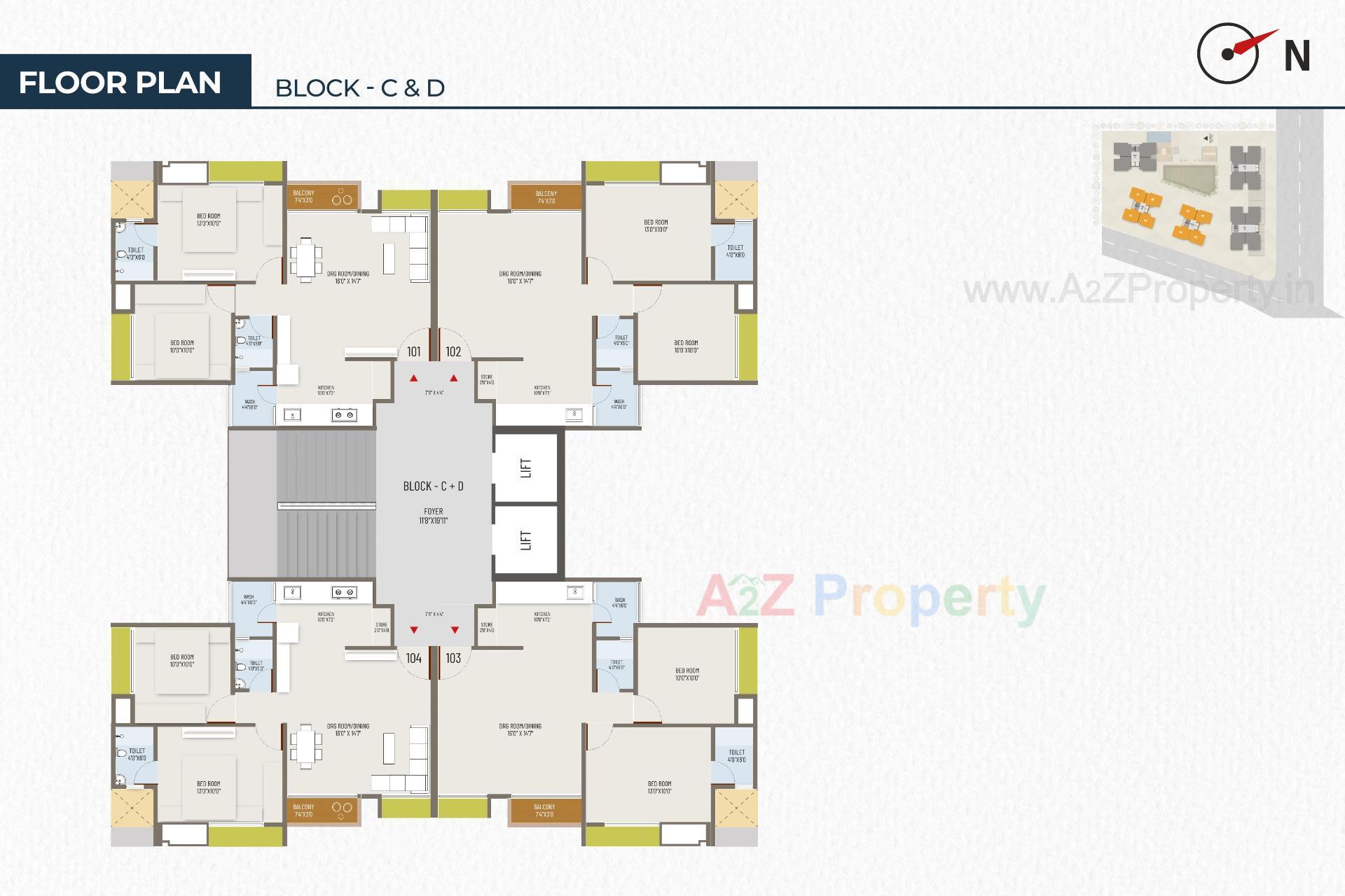 Layout of real estate project Aleta located at Jagatpur, Ahmedabad, Gujarat