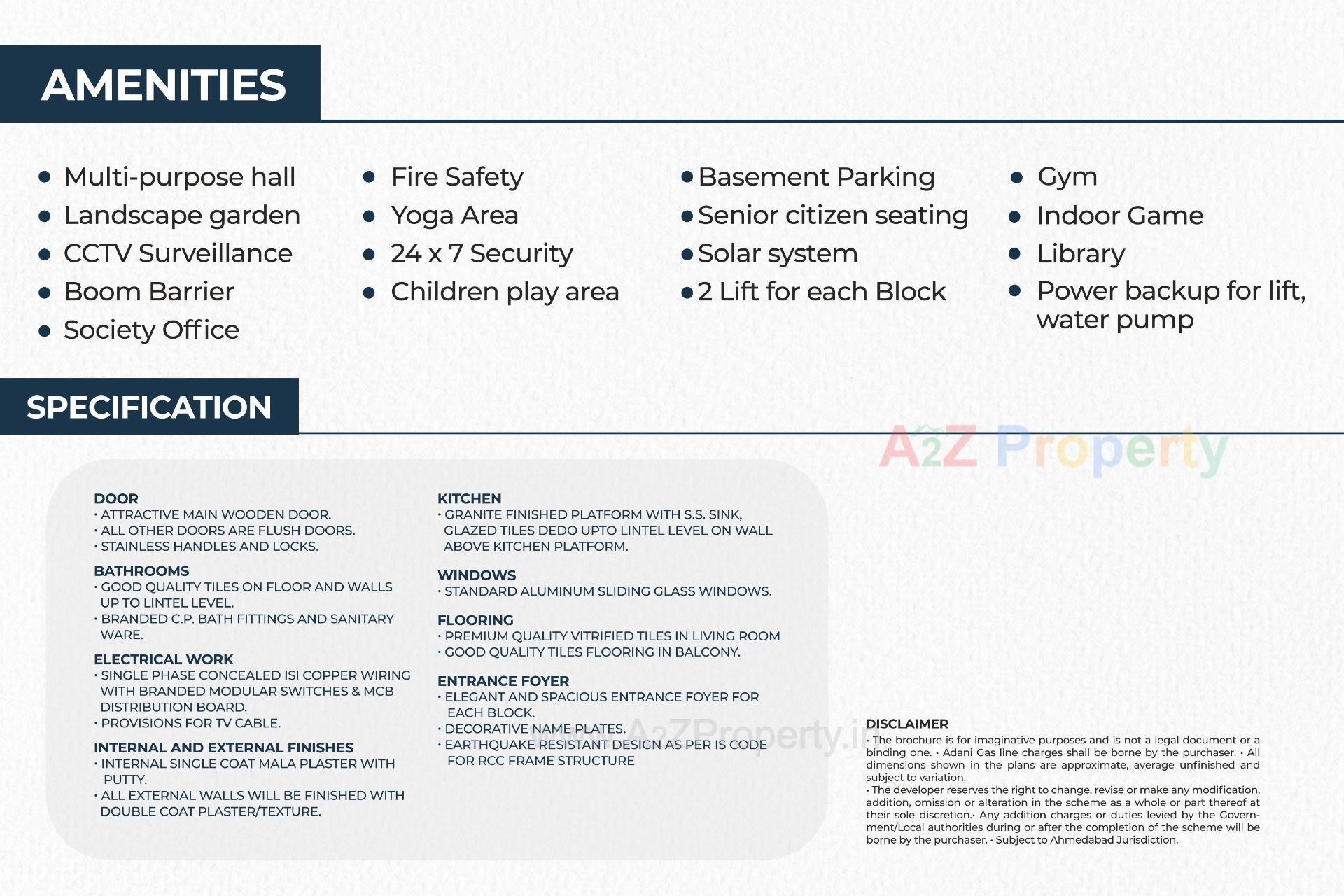  of real estate project Aleta located at Jagatpur, Ahmedabad, Gujarat