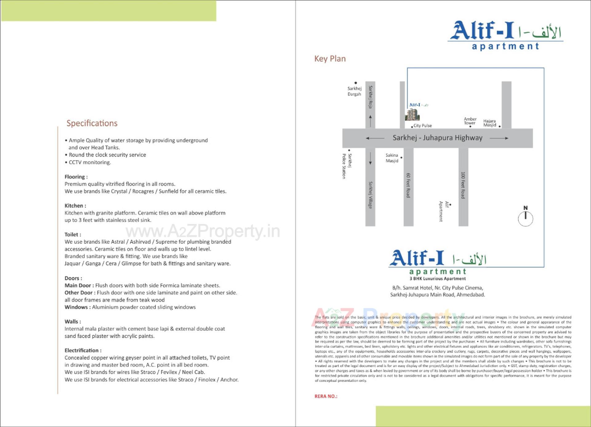  of real estate project Alif Appartment located at Ahmedabad, Ahmedabad, Gujarat