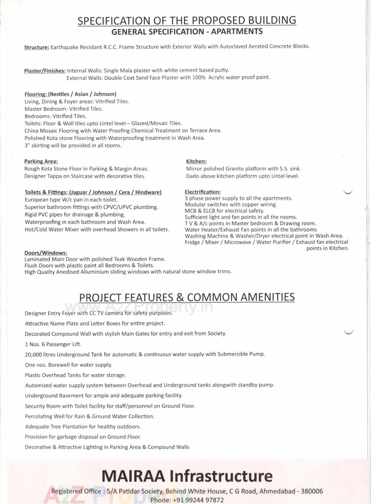  of real estate project Allied 20 Appartments located at Mithipur, Ahmedabad, Gujarat