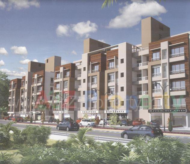 3D Elevation of real estate project Alok Paradise located at Vastral, Ahmedabad, Gujarat