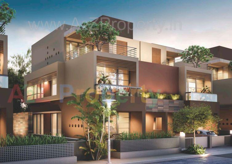 3D Elevation of real estate project Alpine Woods located at Sanathal, Ahmedabad, Gujarat