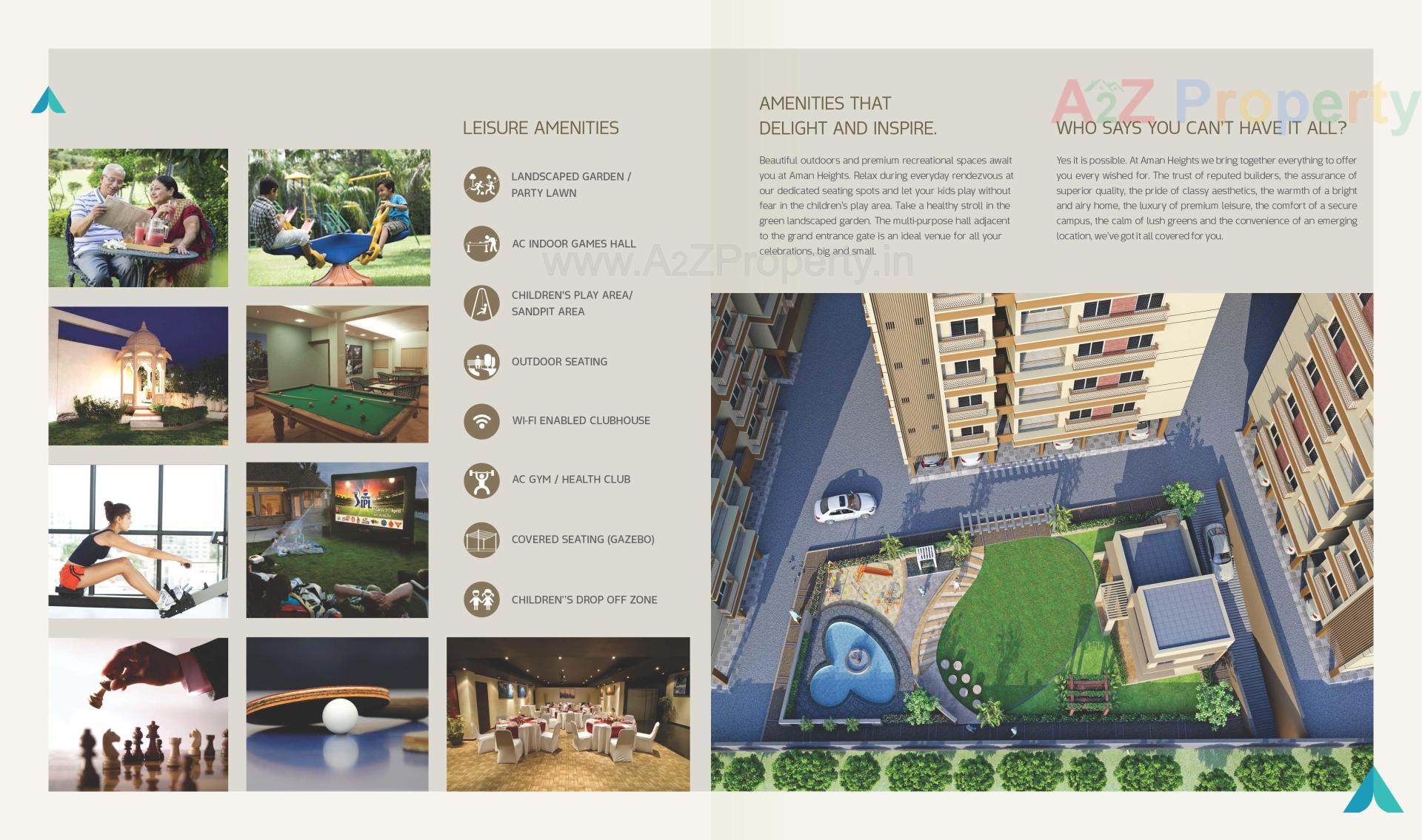  of real estate project Aman Heights located at Chiloda, Ahmedabad, Gujarat