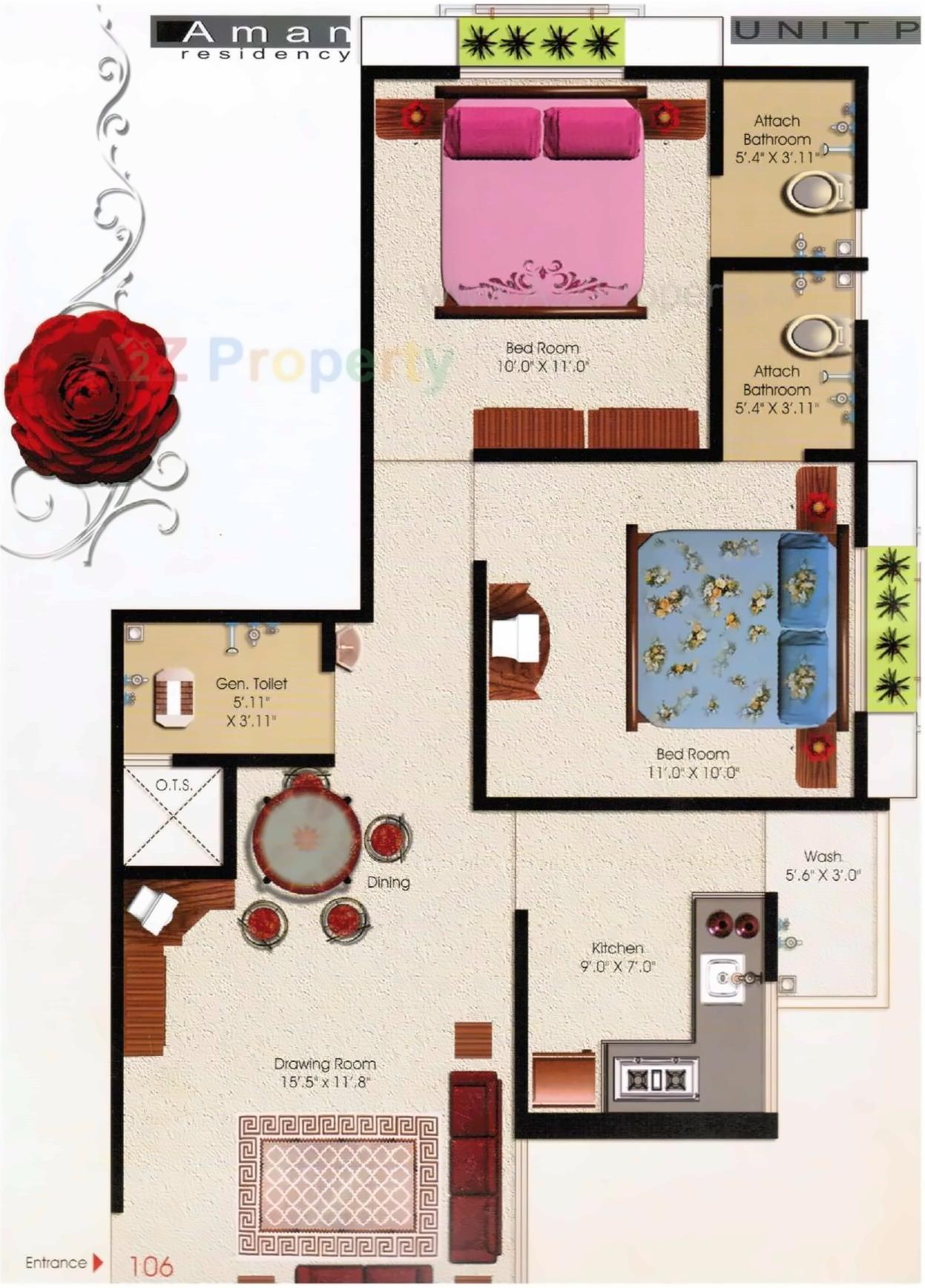 Layout of real estate project Aman Residency located at Shahwadi, Ahmedabad, Gujarat