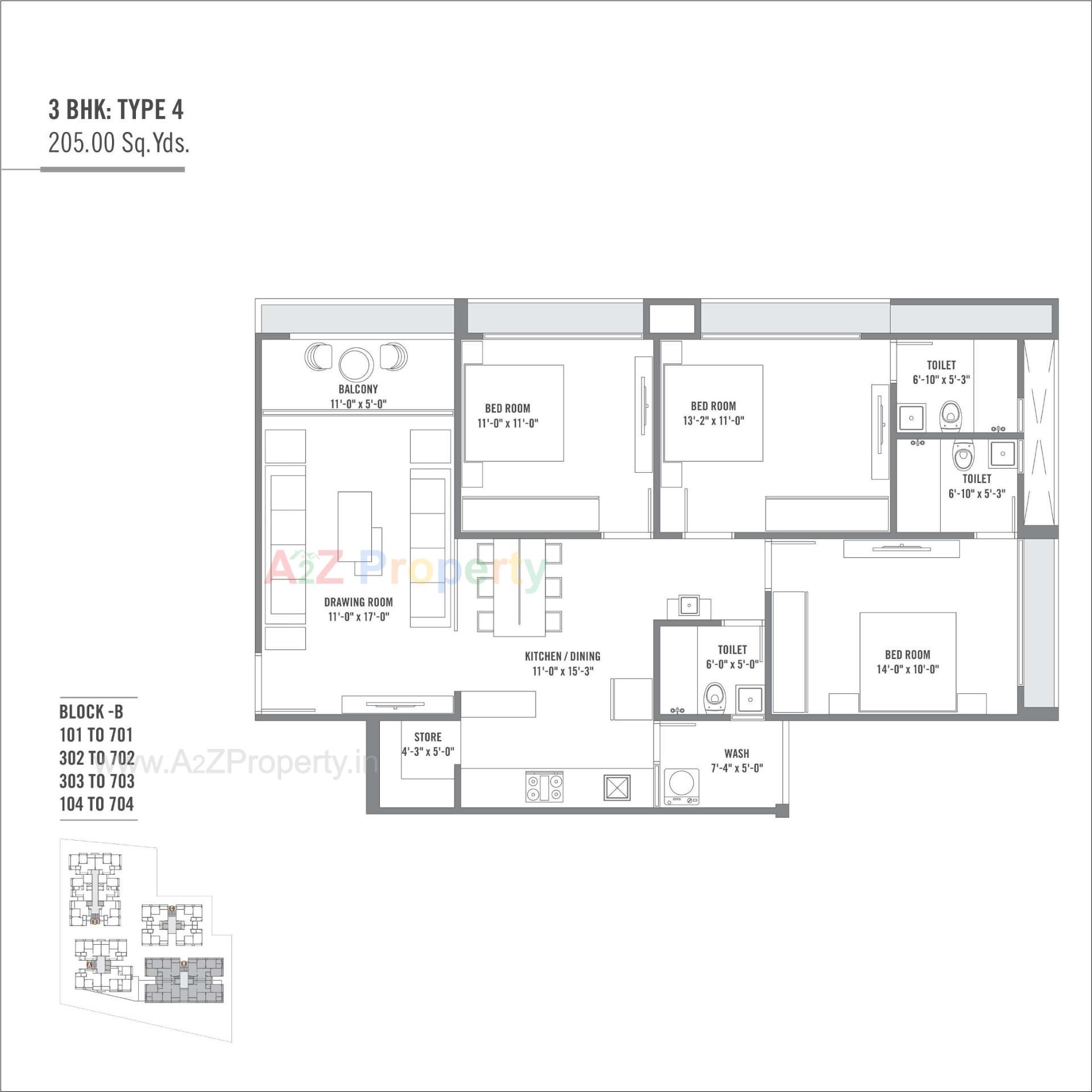 Layout of real estate project Aman Royal located at Vatva, Ahmedabad, Gujarat