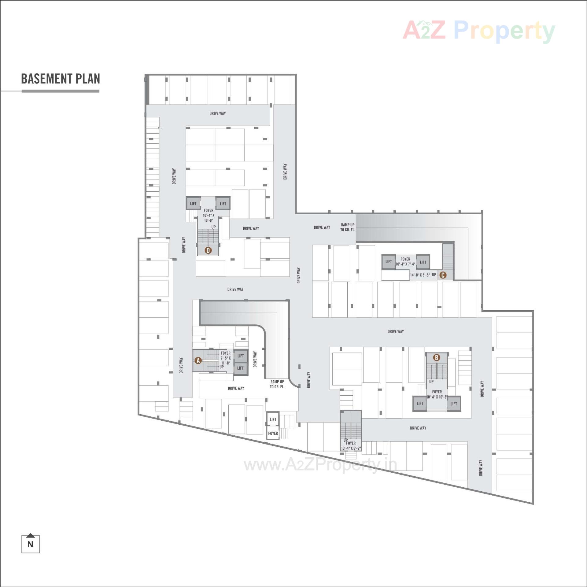 Layout of real estate project Aman Royal located at Vatva, Ahmedabad, Gujarat