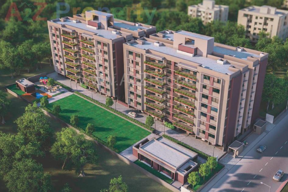 3D Elevation of real estate project Aman located at Shilaj, Ahmedabad, Gujarat