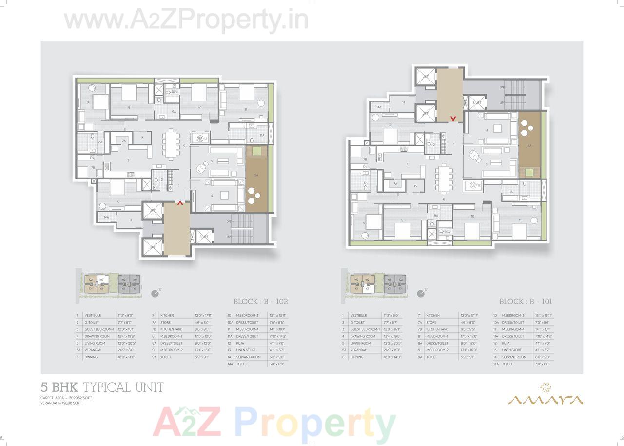 0010 of real estate project Amara located at City, Ahmedabad, Gujarat