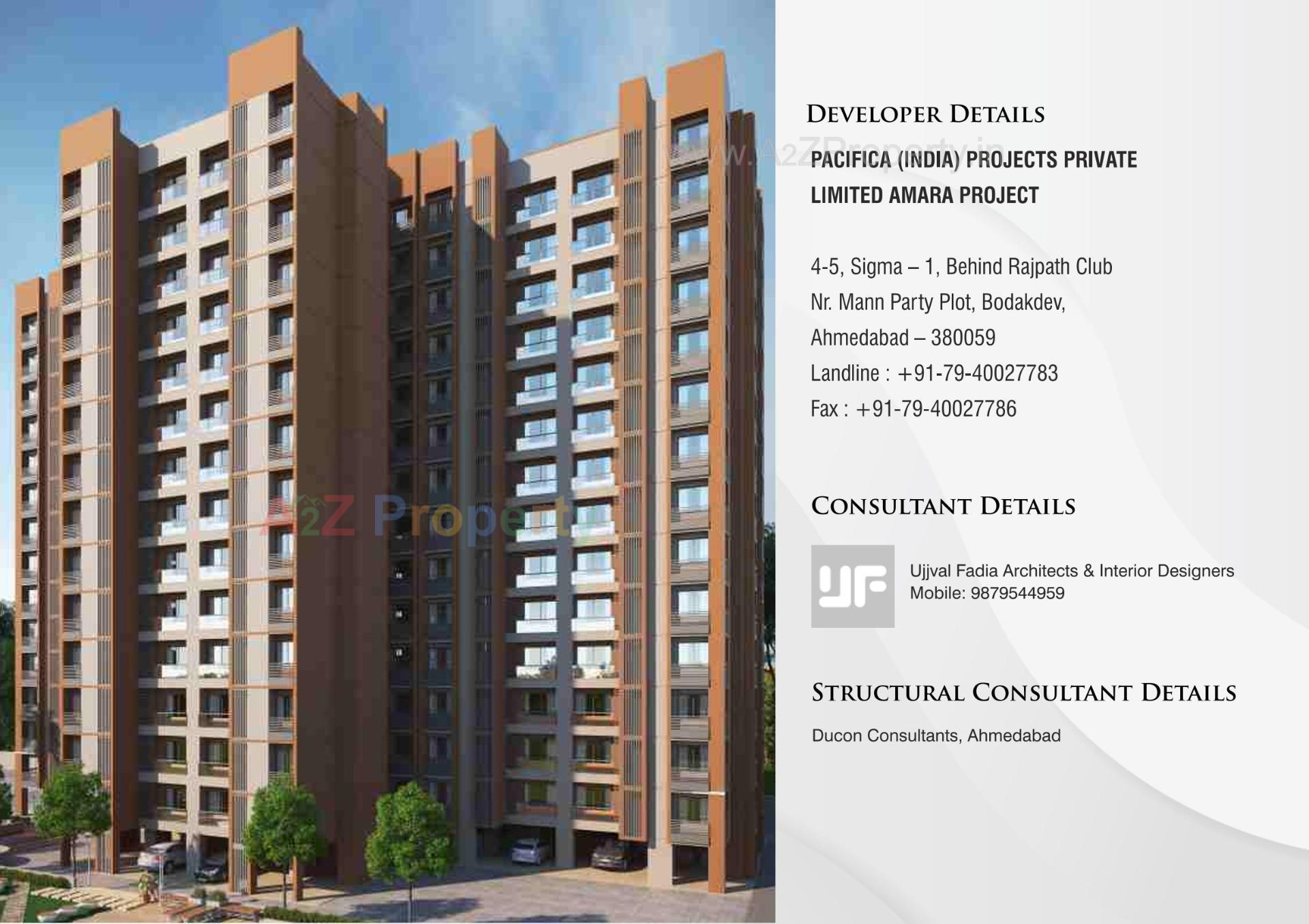 3D Elevation of real estate project Amara located at Ahmedabad, Ahmedabad, Gujarat