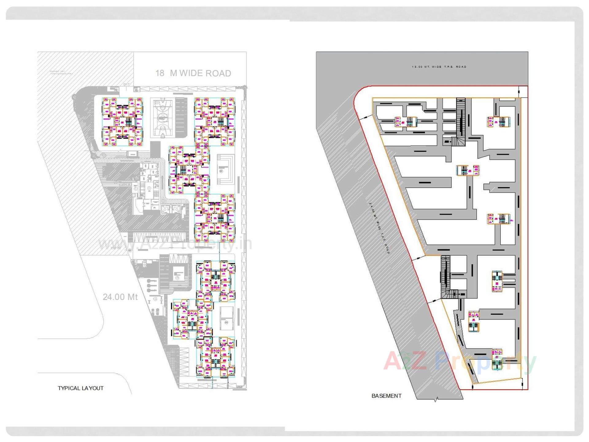 Layout of real estate project Amara located at Ahmedabad, Ahmedabad, Gujarat