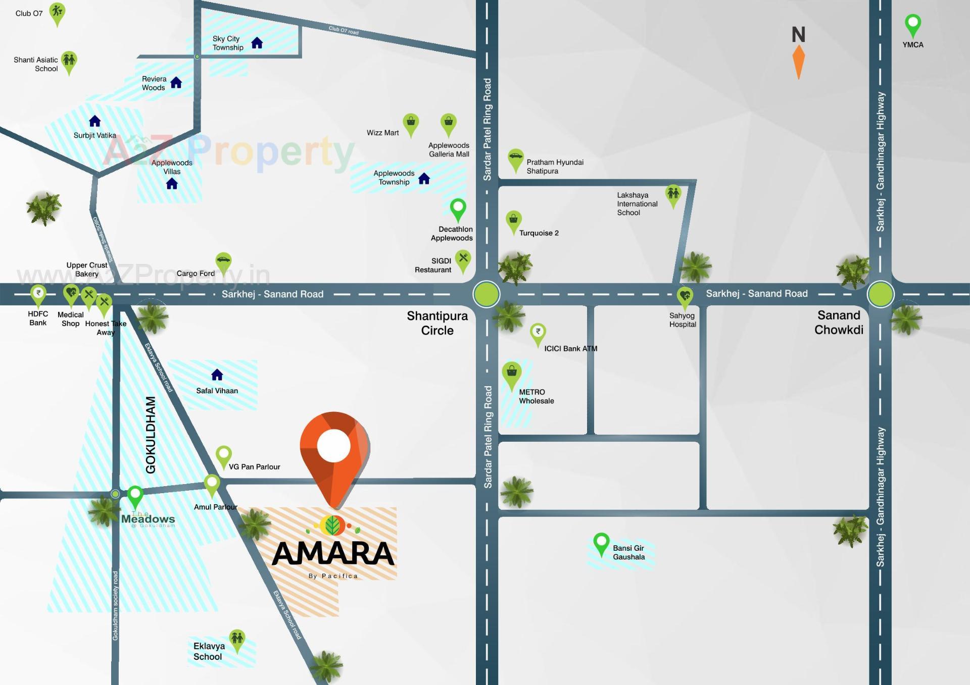 of real estate project Amara located at Ahmedabad, Ahmedabad, Gujarat