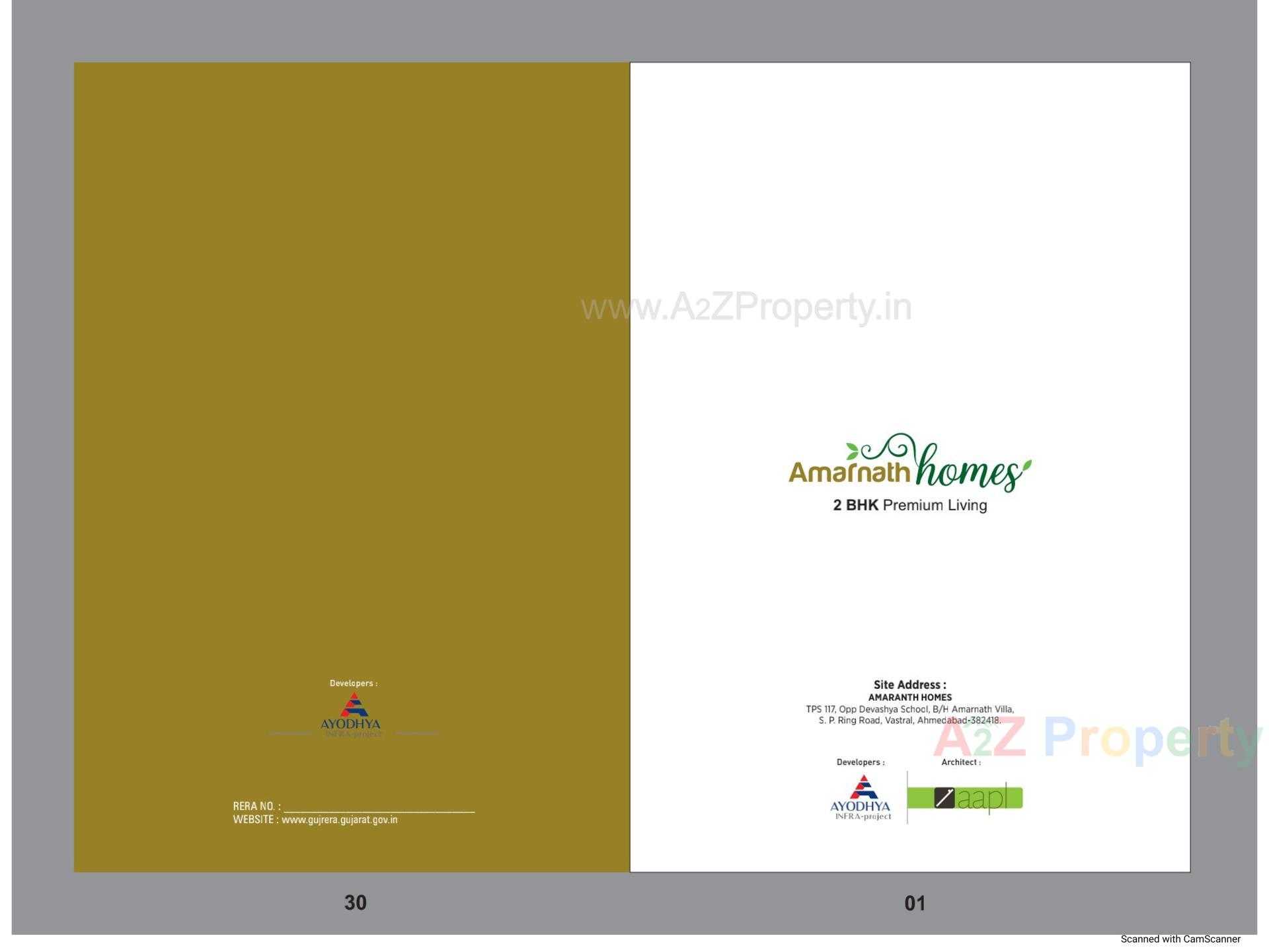  of real estate project Amarnath Homes located at Vastral, Ahmedabad, Gujarat