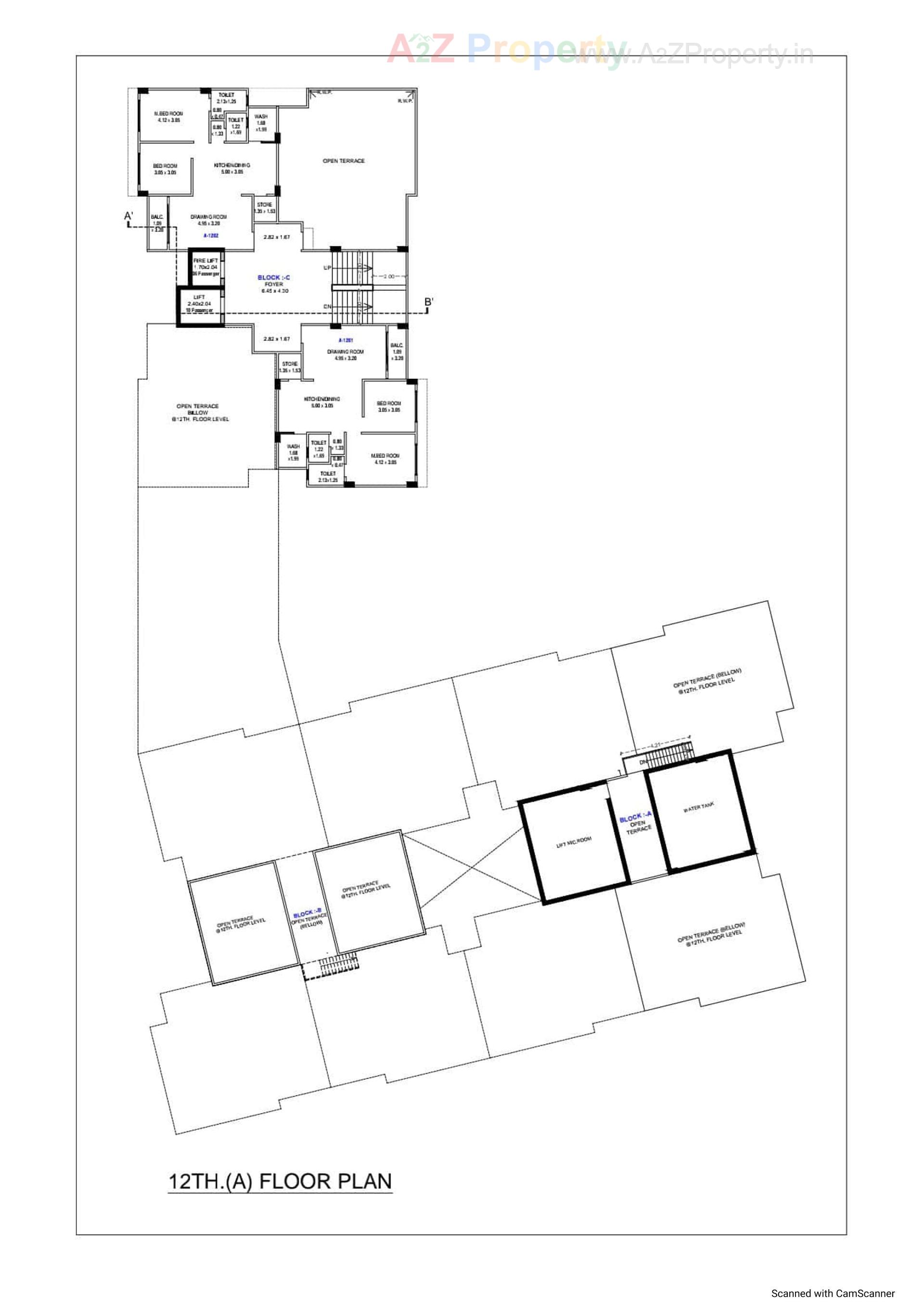 Layout of real estate project Amarnath Homes located at Vastral, Ahmedabad, Gujarat
