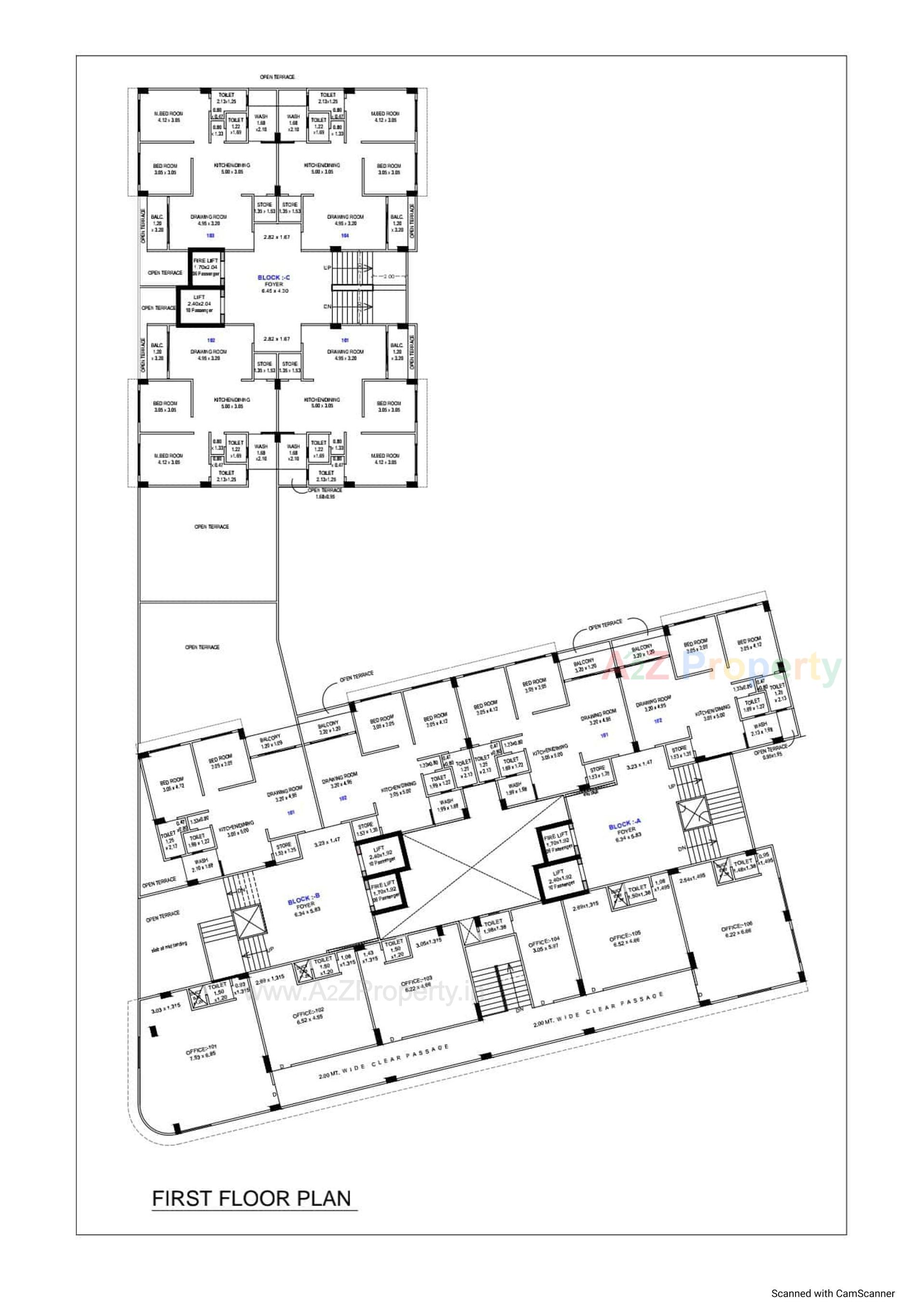 Layout of real estate project Amarnath Homes located at Vastral, Ahmedabad, Gujarat