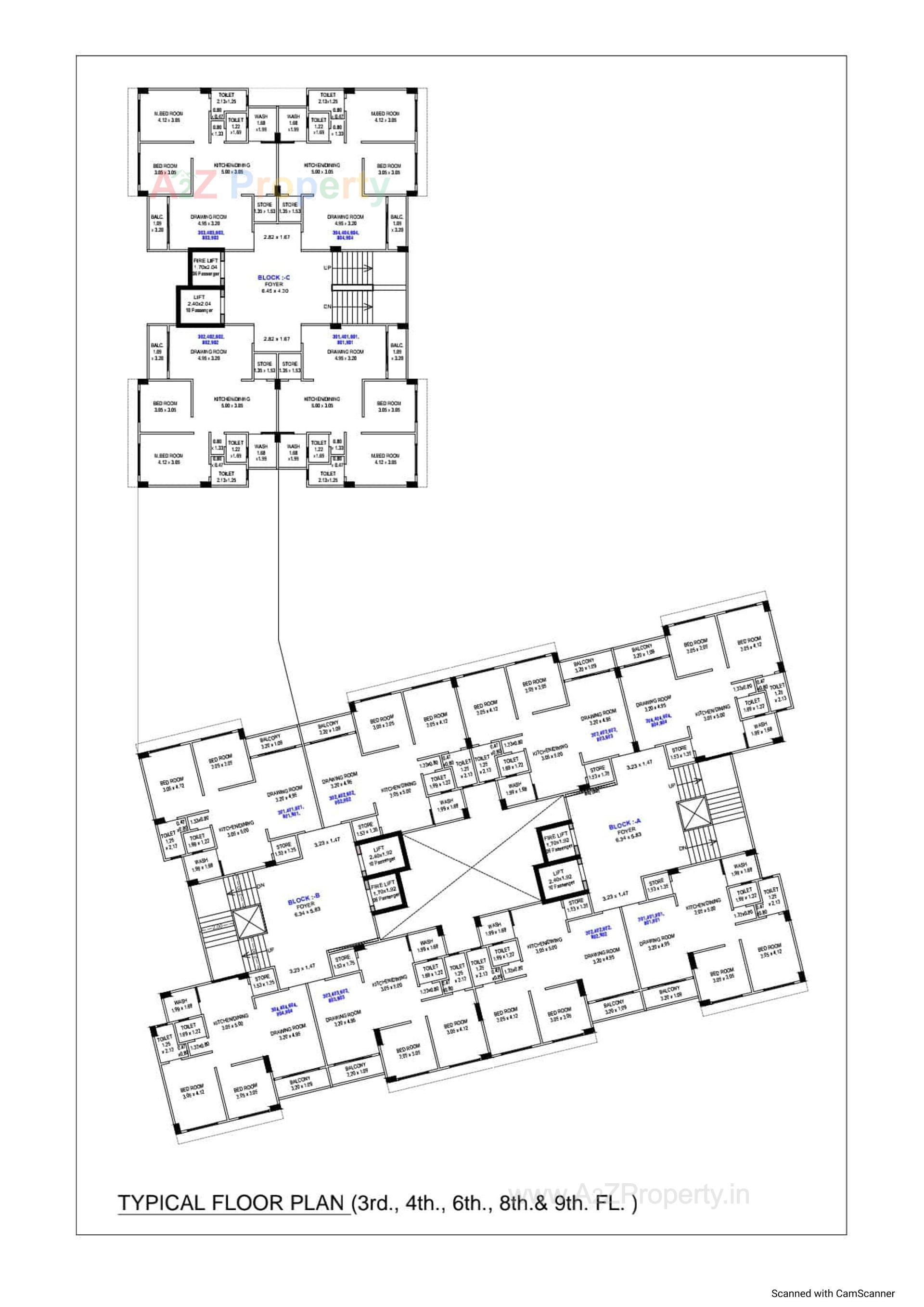 Layout of real estate project Amarnath Homes located at Vastral, Ahmedabad, Gujarat