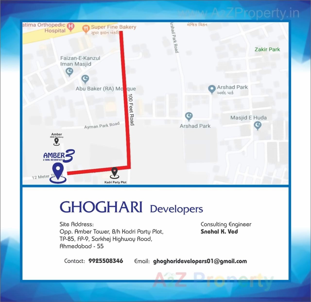  of real estate project Amber located at Makarba, Ahmedabad, Gujarat