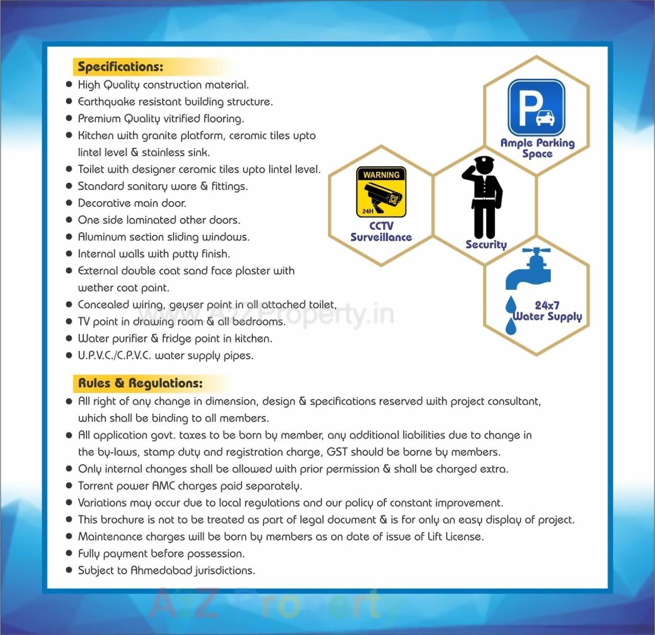  of real estate project Amber located at Makarba, Ahmedabad, Gujarat