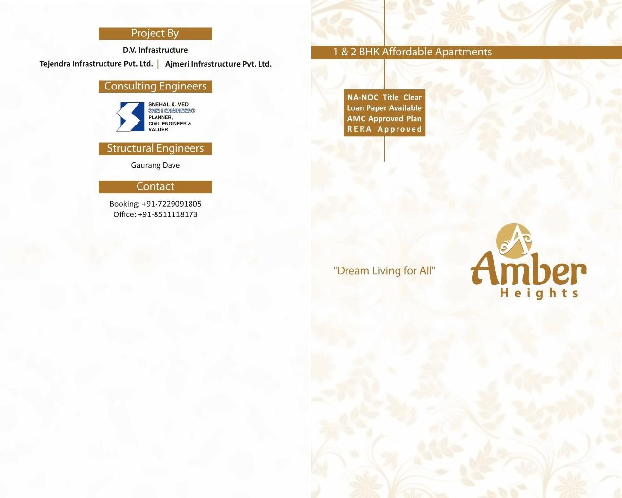  of real estate project Amber Heights located at Vatva, Ahmedabad, Gujarat