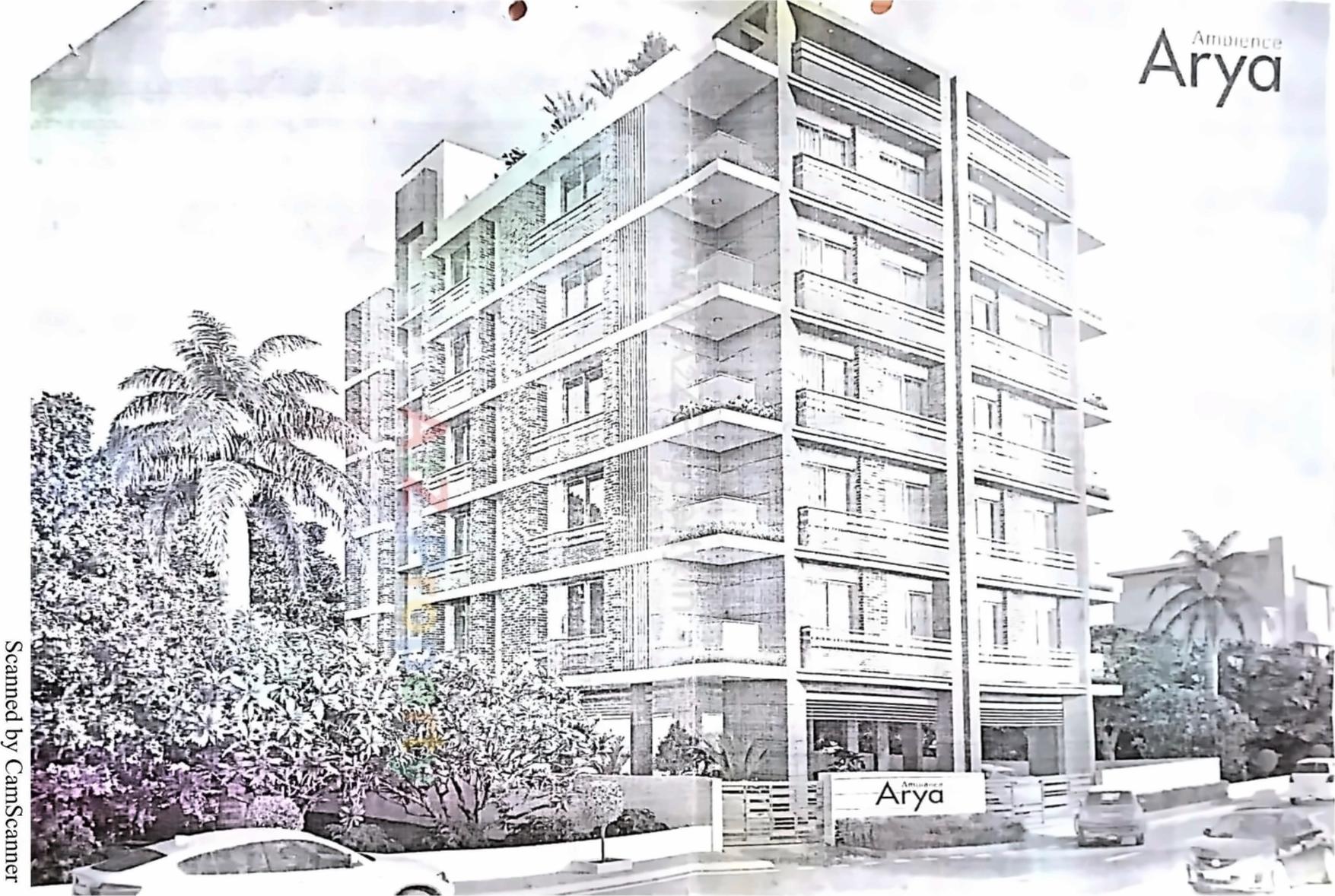 3D Elevation of real estate project Ambience Arya located at Shekhpur, Ahmedabad, Gujarat