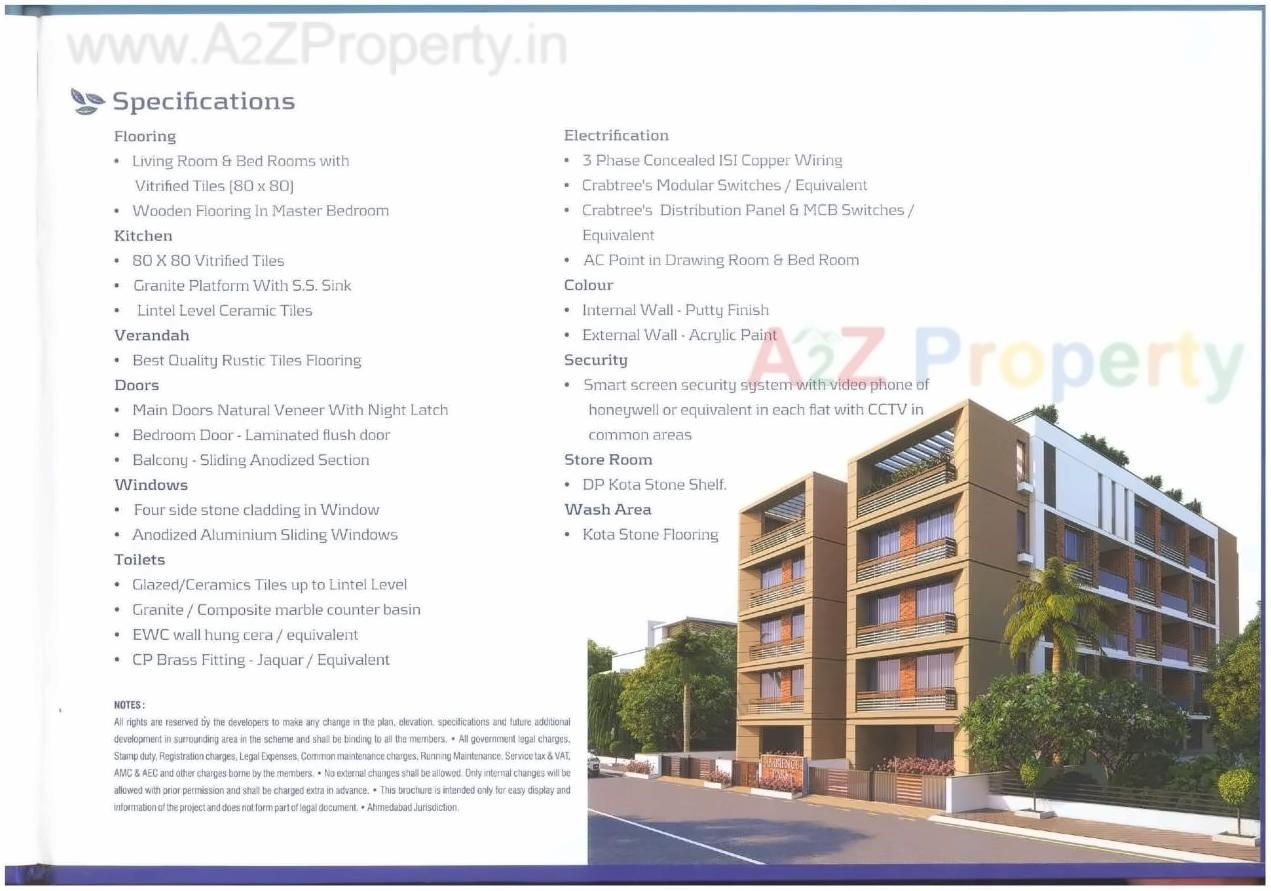  of real estate project Ambience Park located at Kocharab, Ahmedabad, Gujarat