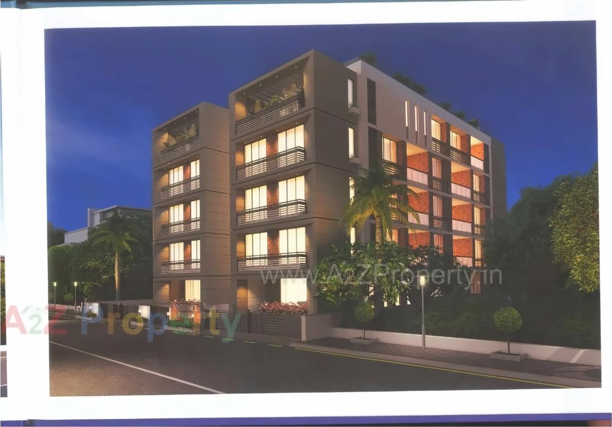 3D Elevation of real estate project Ambience Park located at Kocharab, Ahmedabad, Gujarat