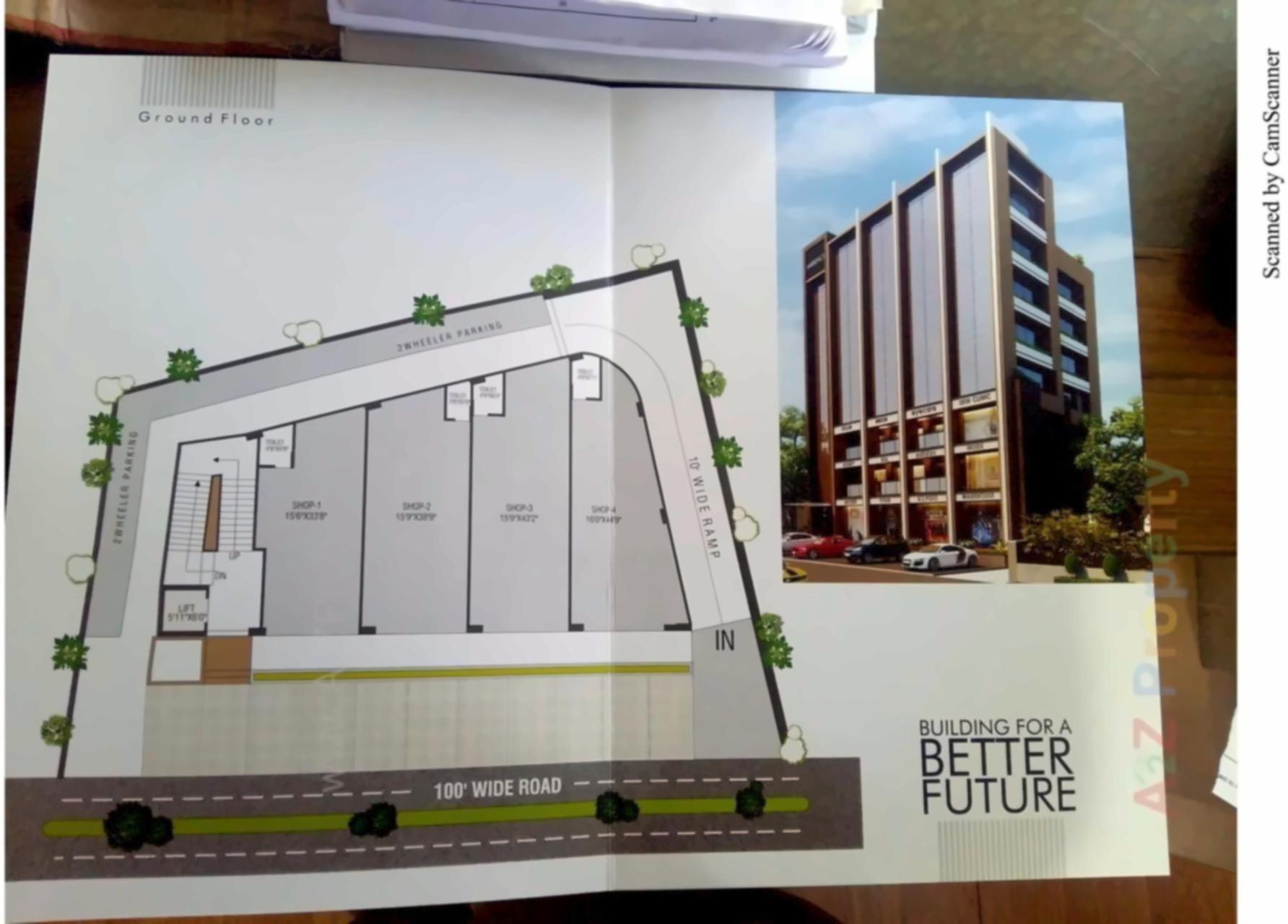 Layout of real estate project Ambience located at Shekhpur, Ahmedabad, Gujarat