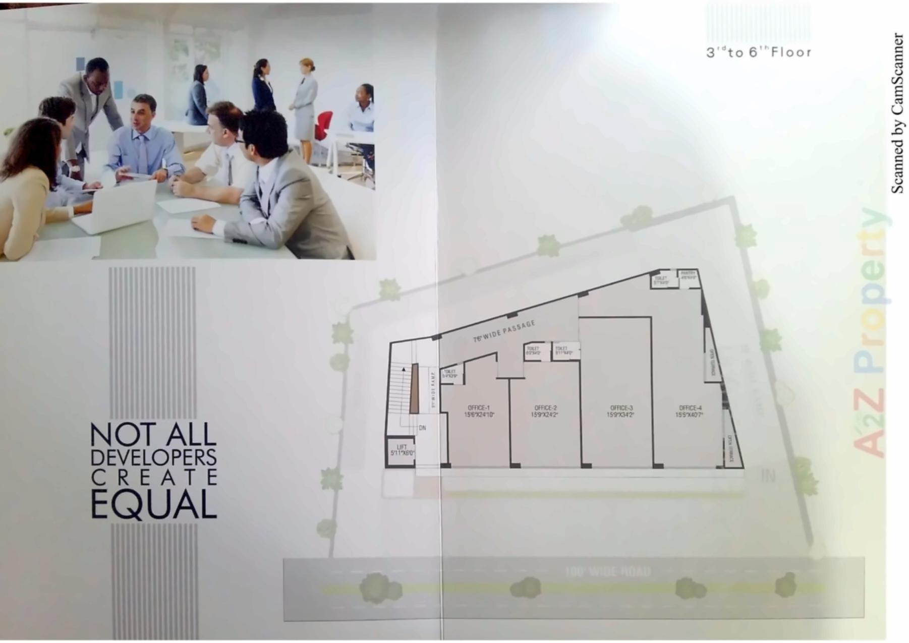 Layout of real estate project Ambience located at Shekhpur, Ahmedabad, Gujarat