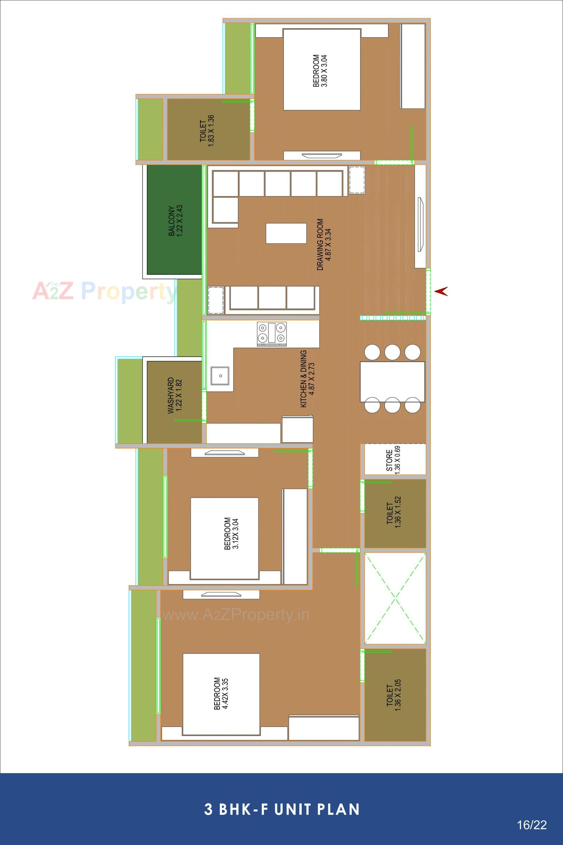 Layout of real estate project Ambli Heights located at Ambali, Ahmedabad, Gujarat