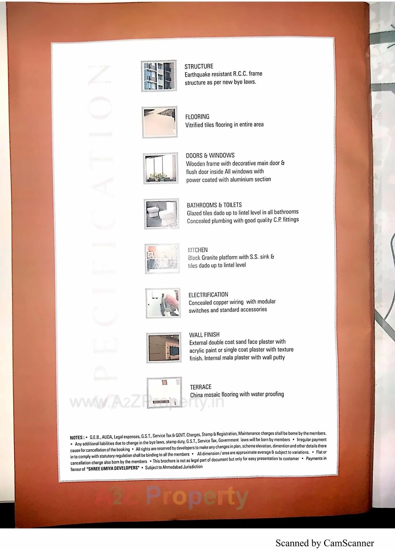  of real estate project Amimangal located at Tragad, Ahmedabad, Gujarat