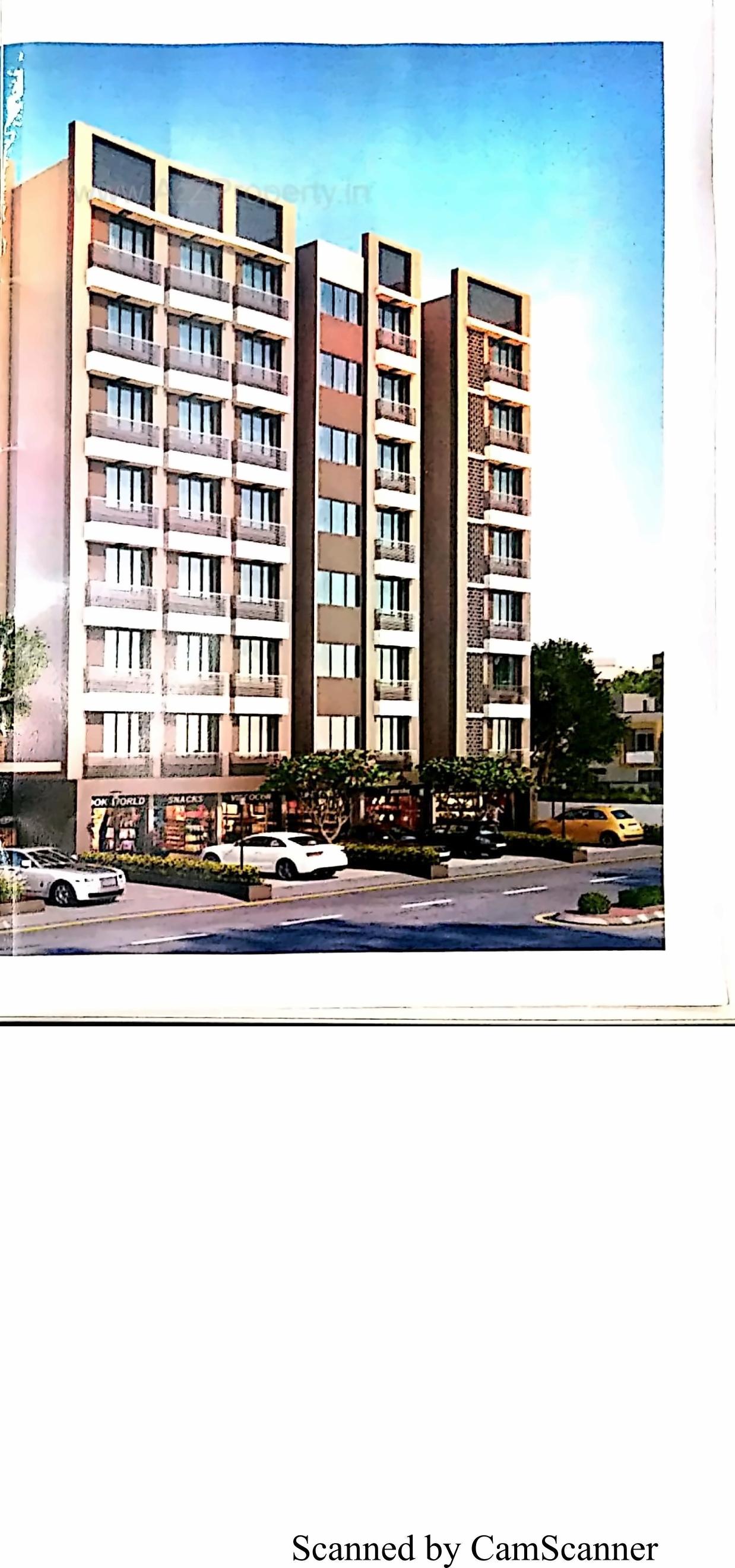 3D Elevation of real estate project Amimangal located at Tragad, Ahmedabad, Gujarat