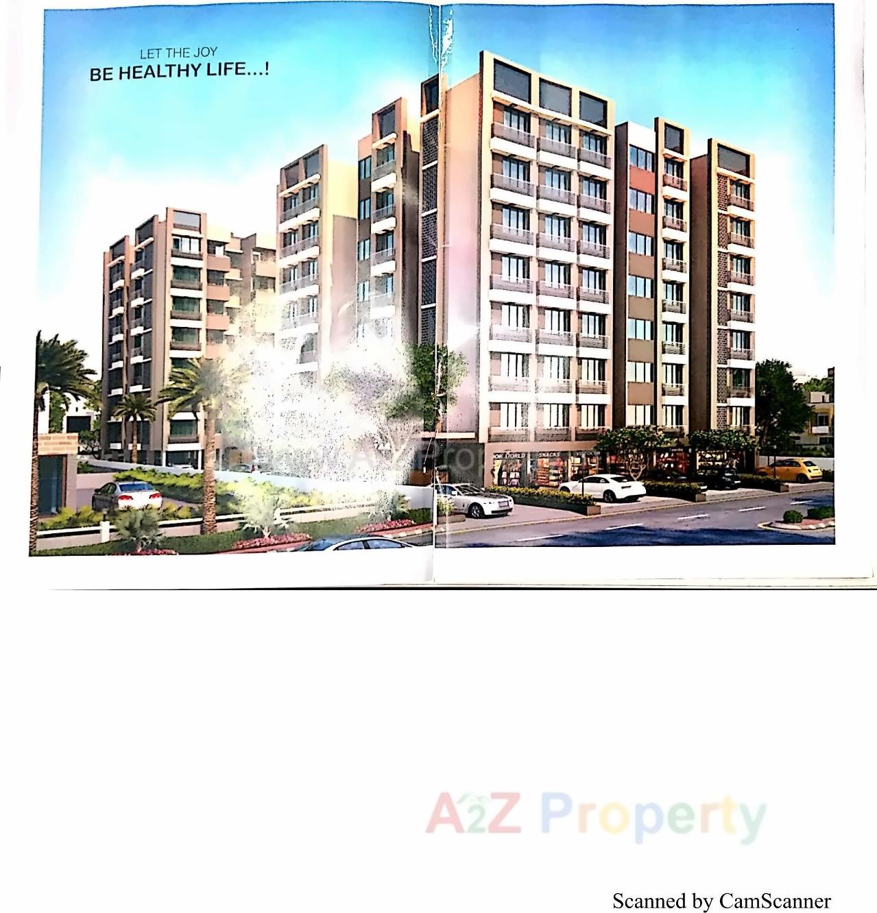 3D Elevation of real estate project Amimangal located at Tragad, Ahmedabad, Gujarat