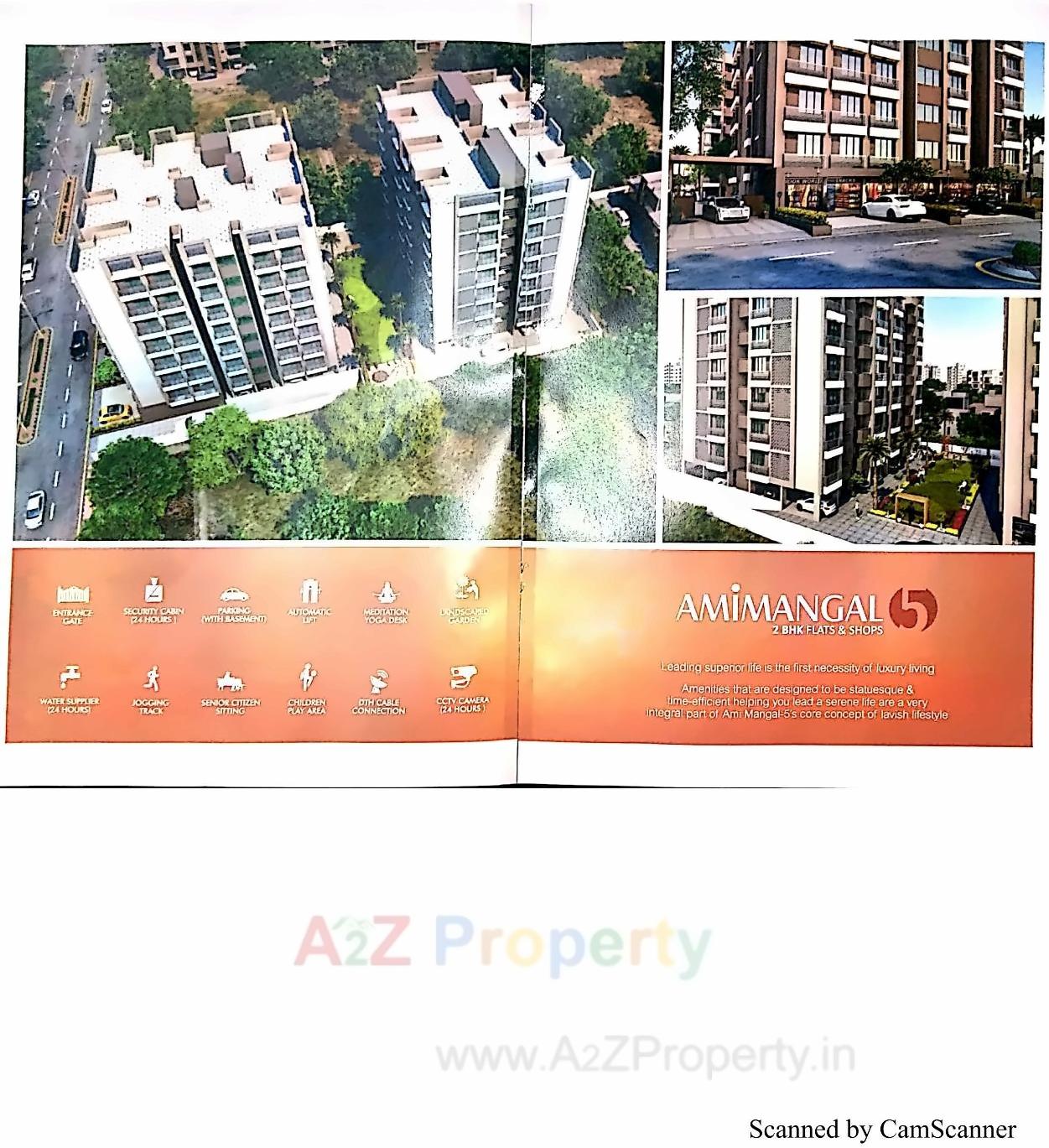  of real estate project Amimangal located at Tragad, Ahmedabad, Gujarat