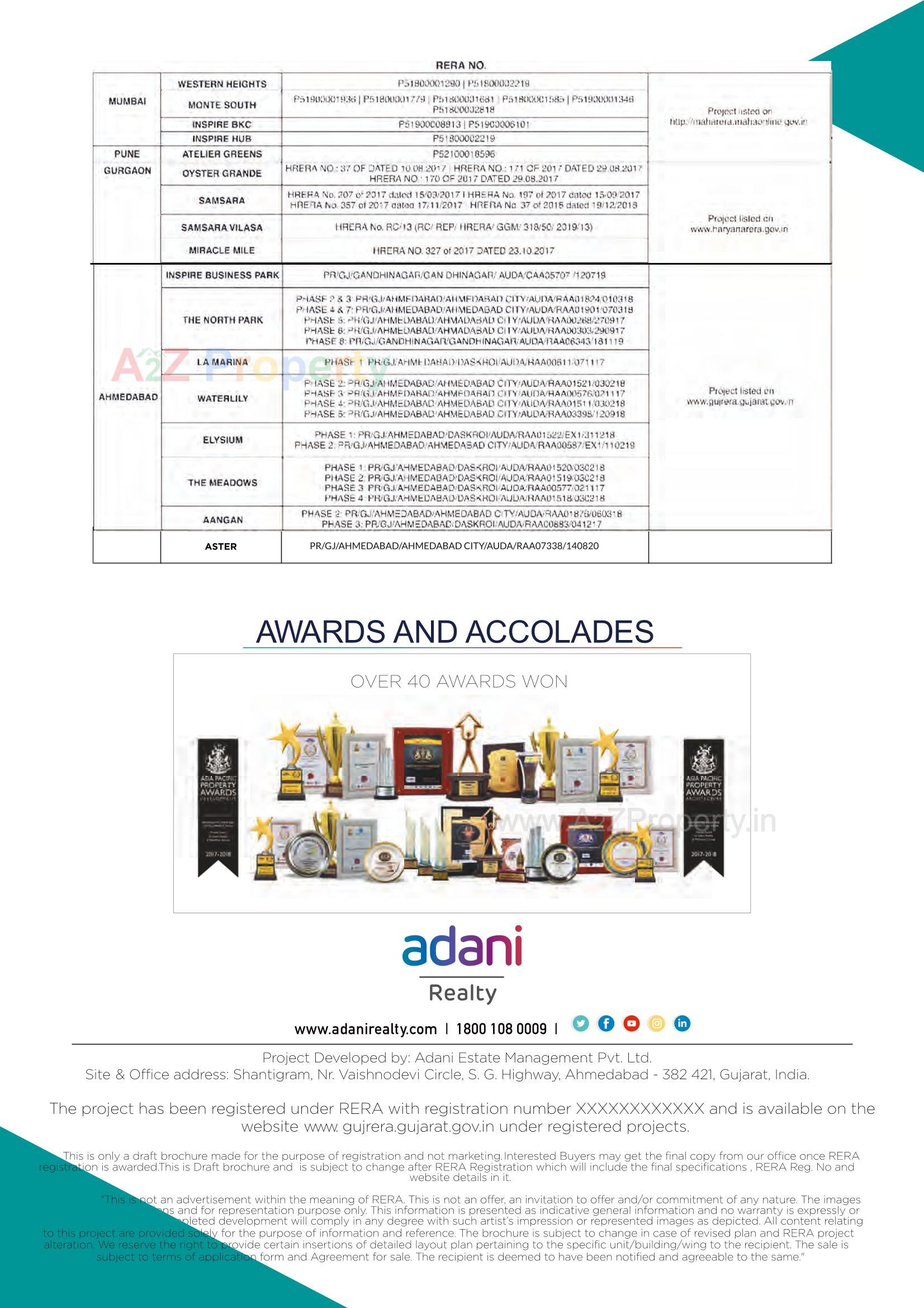  of real estate project Amogha located at Khodiyar, Ahmedabad, Gujarat