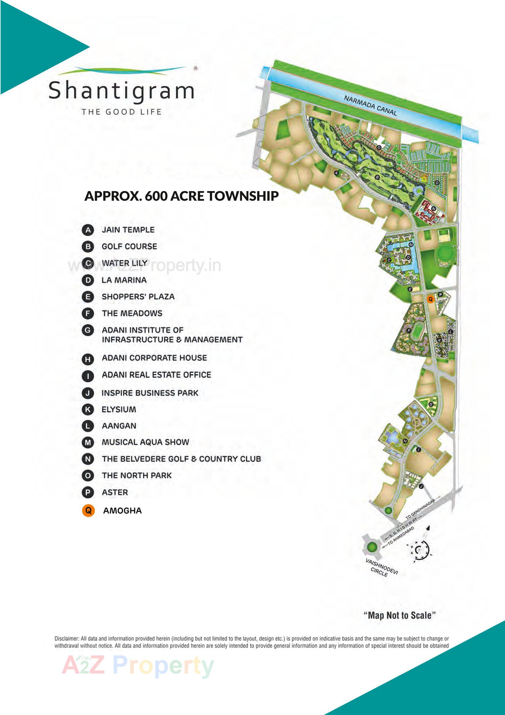  of real estate project Amogha located at Khodiyar, Ahmedabad, Gujarat